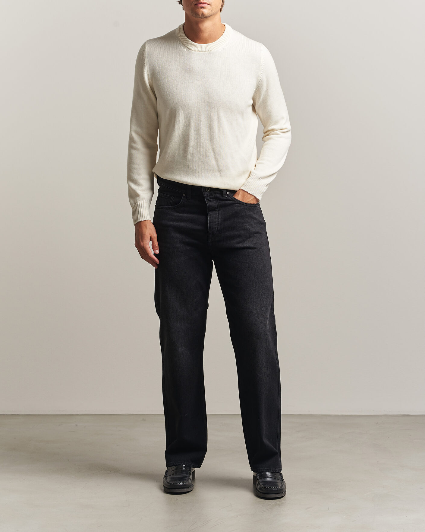 Heren | Jeans | Tiger of Sweden | Dash Jeans Washed Black