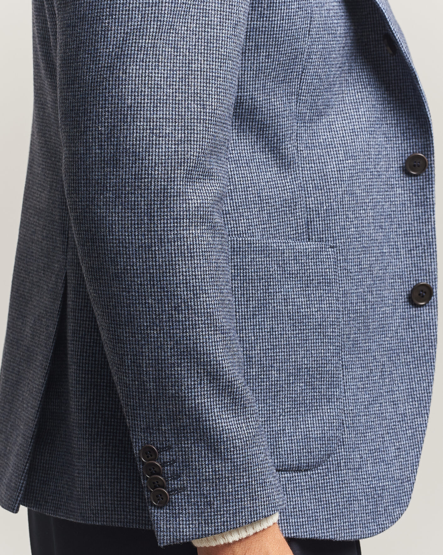 Heren | Blazers | Tiger of Sweden | Easer Wool Pepita Blazer Iron Haze