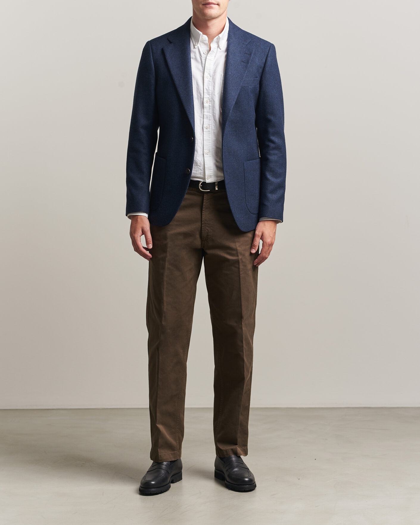 Heren | Blazers | Tiger of Sweden | Easer Wool Pepita Blazer Sea