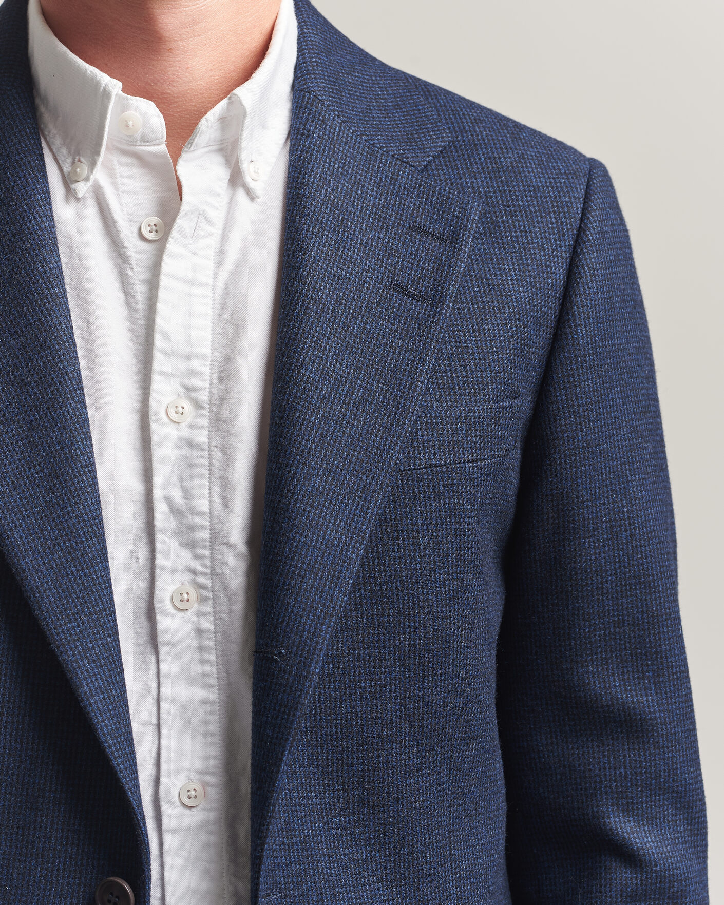 Heren | Blazers | Tiger of Sweden | Easer Wool Pepita Blazer Sea