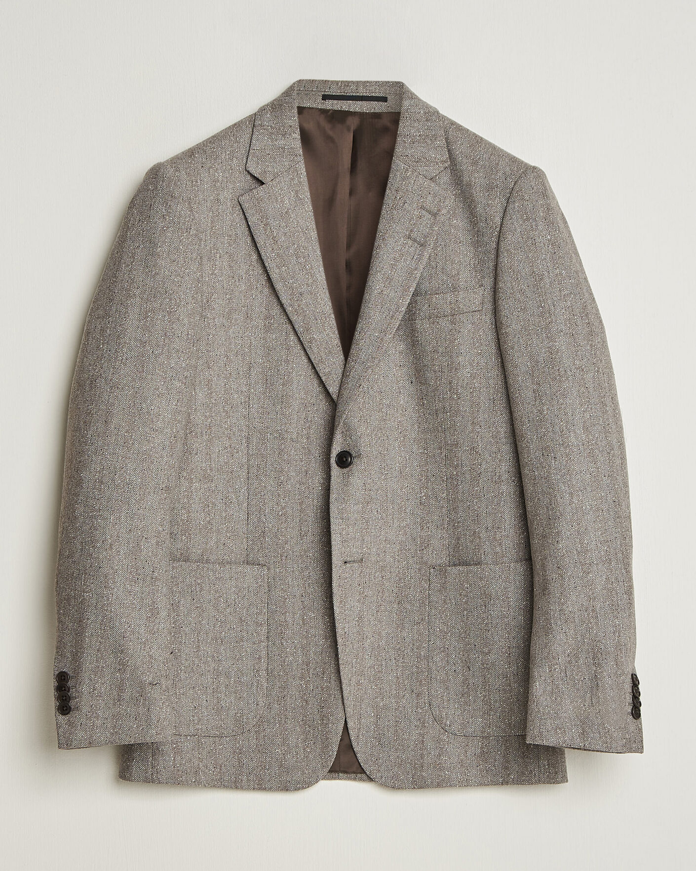 Heren | Blazers | Tiger of Sweden | Justin Wool Donegal Suit Blazer Dark Stone