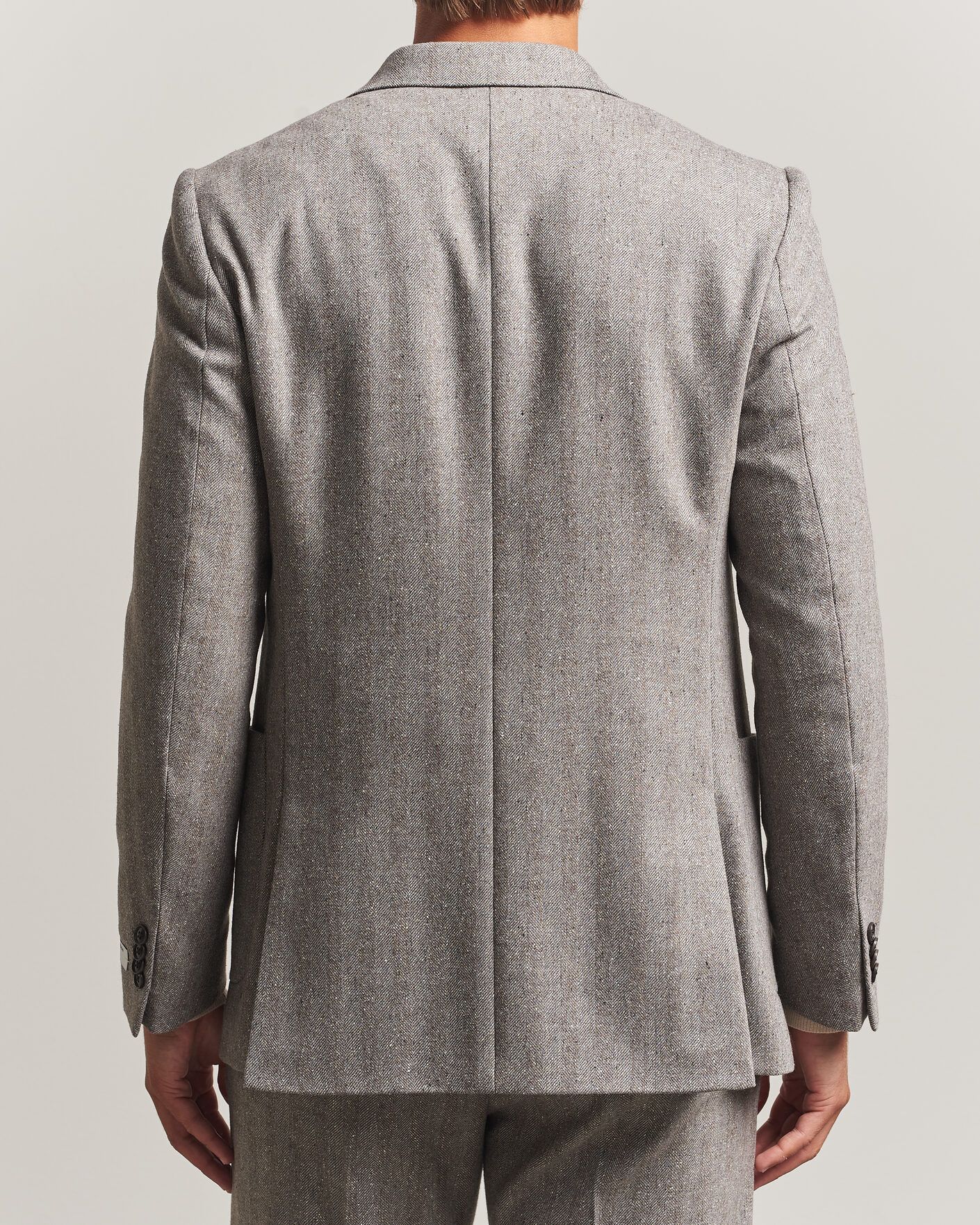 Heren | Blazers | Tiger of Sweden | Justin Wool Donegal Suit Blazer Dark Stone