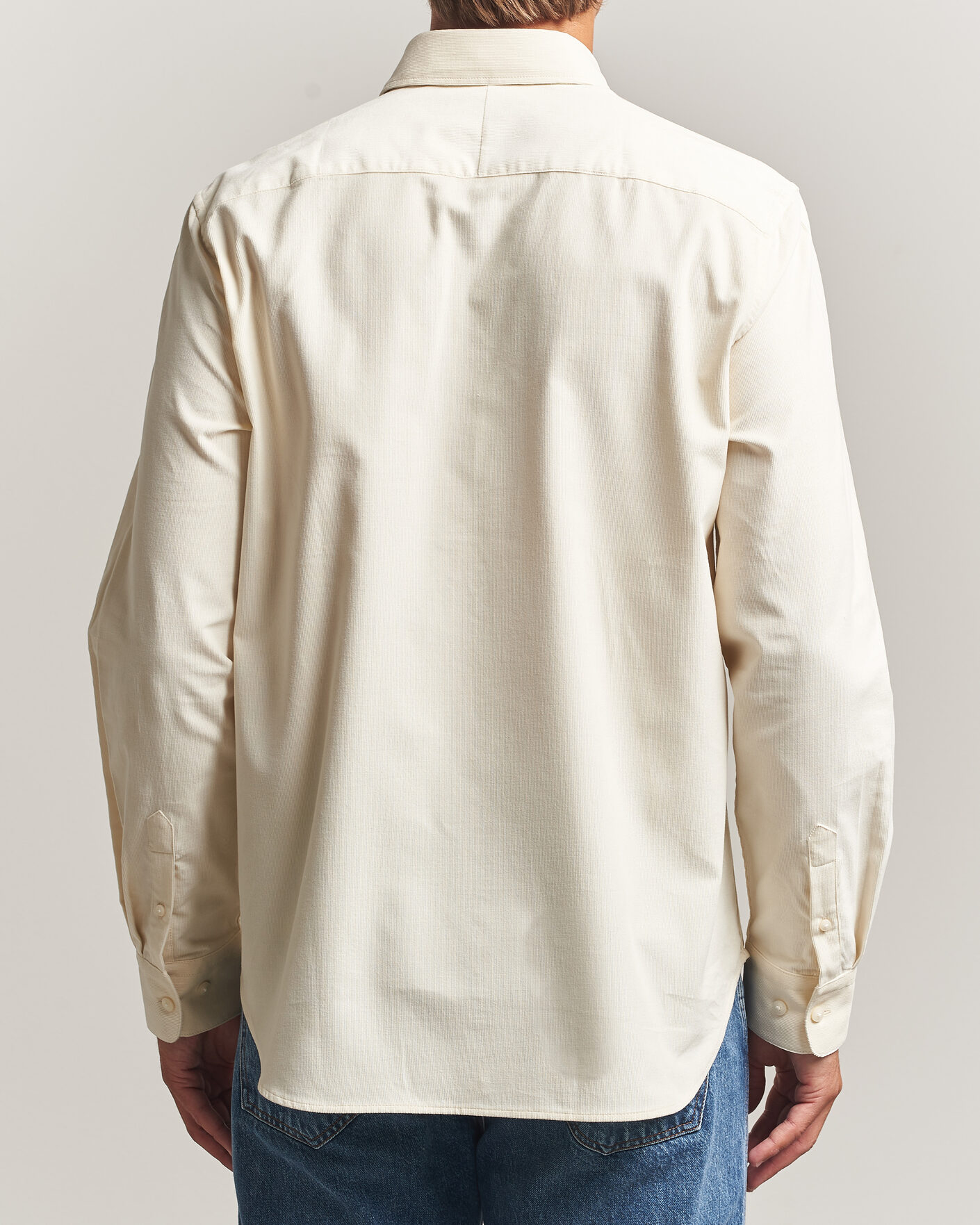 Heren | Overhemden | Tiger of Sweden | Bjorn Corduroy Shirt Cream White
