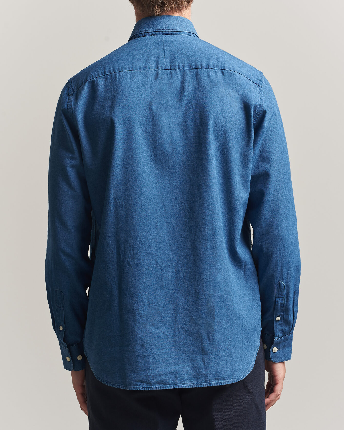 Heren | Overhemden | Tiger of Sweden | Bjorn Denim Shirt Blue