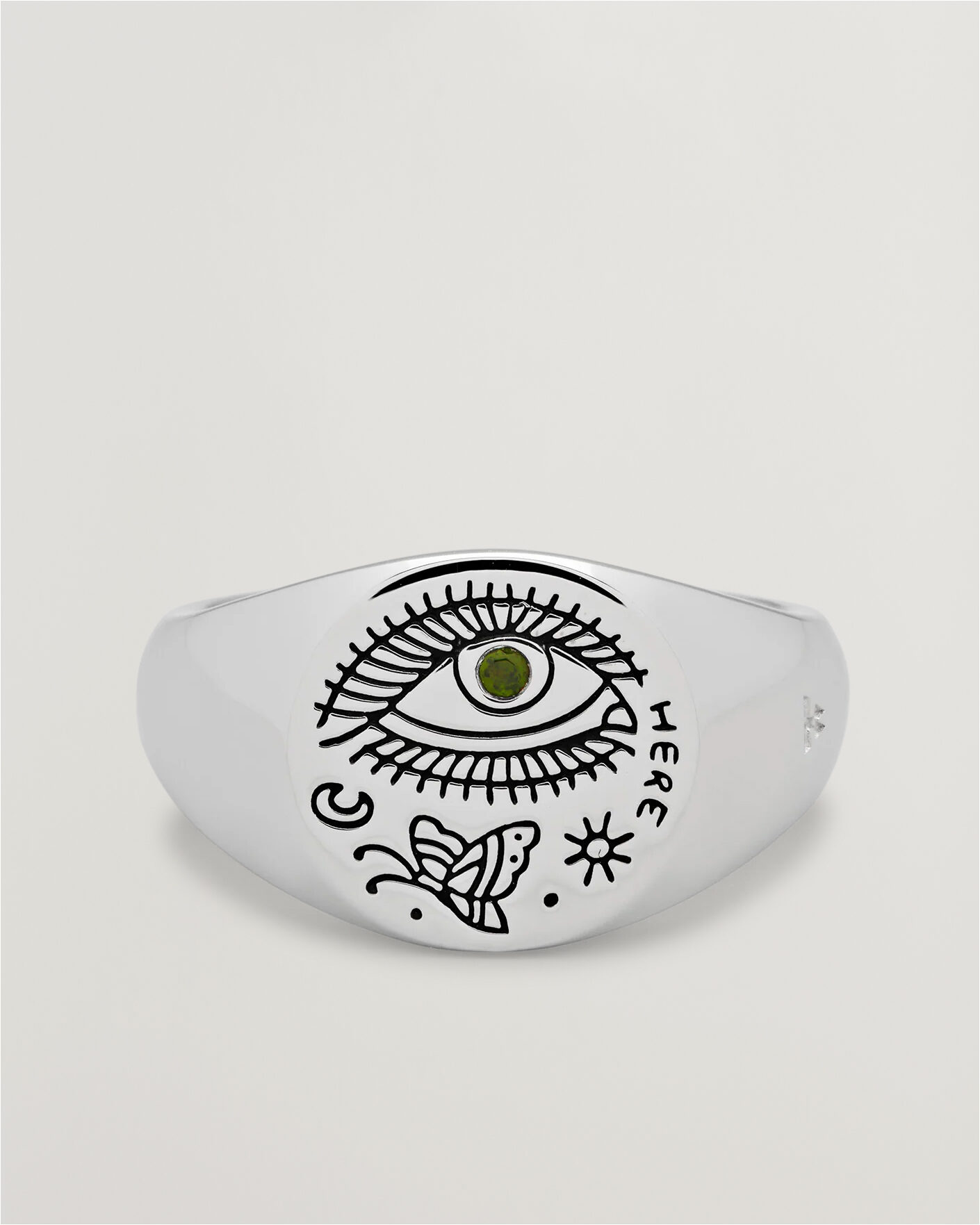Heren | Sieraden | Tom Wood | Butterfly Ring Silver