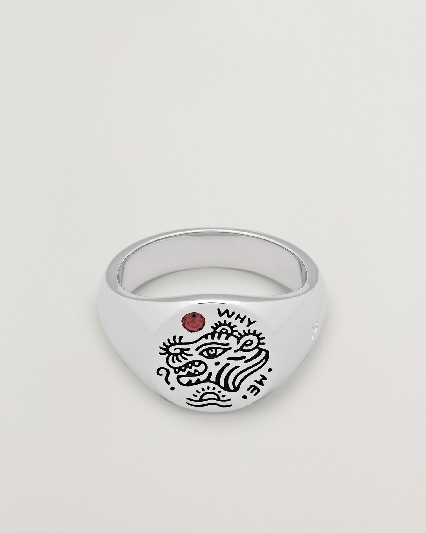 Heren | Sieraden | Tom Wood | Why Me Ring Silver