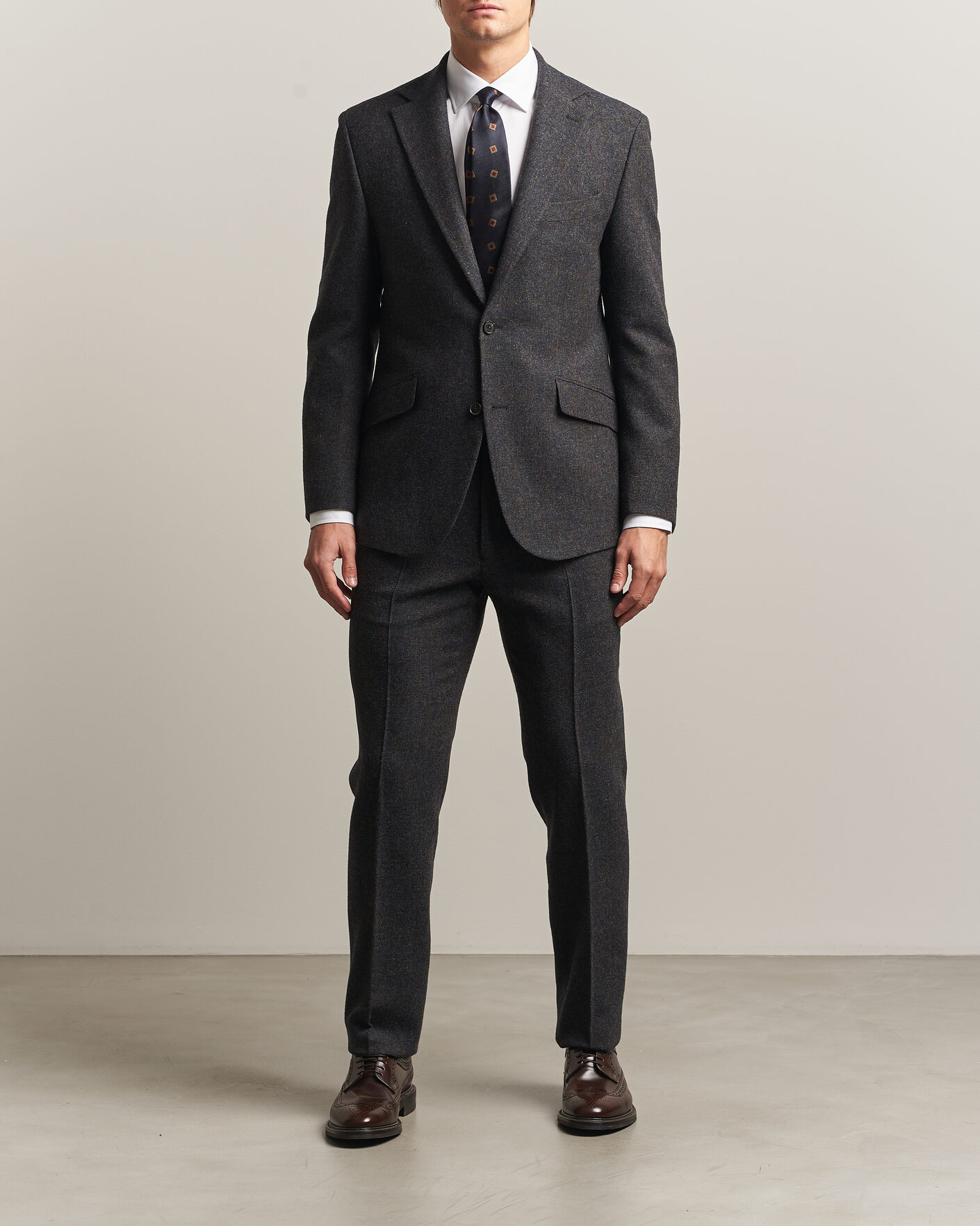 Heren | Blazers | Walker Slater | Edward Shetland Wool Donegal Blazer Navy