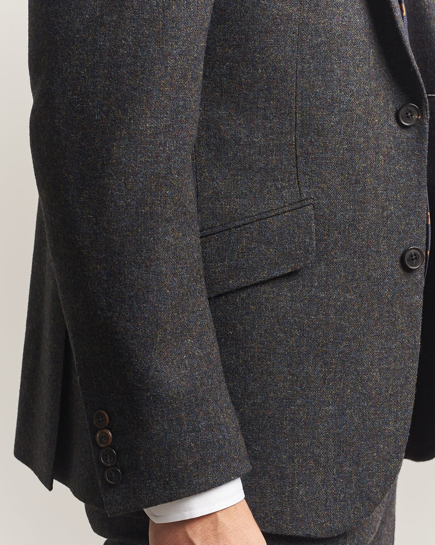 Heren | Blazers | Walker Slater | Edward Shetland Wool Donegal Blazer Navy