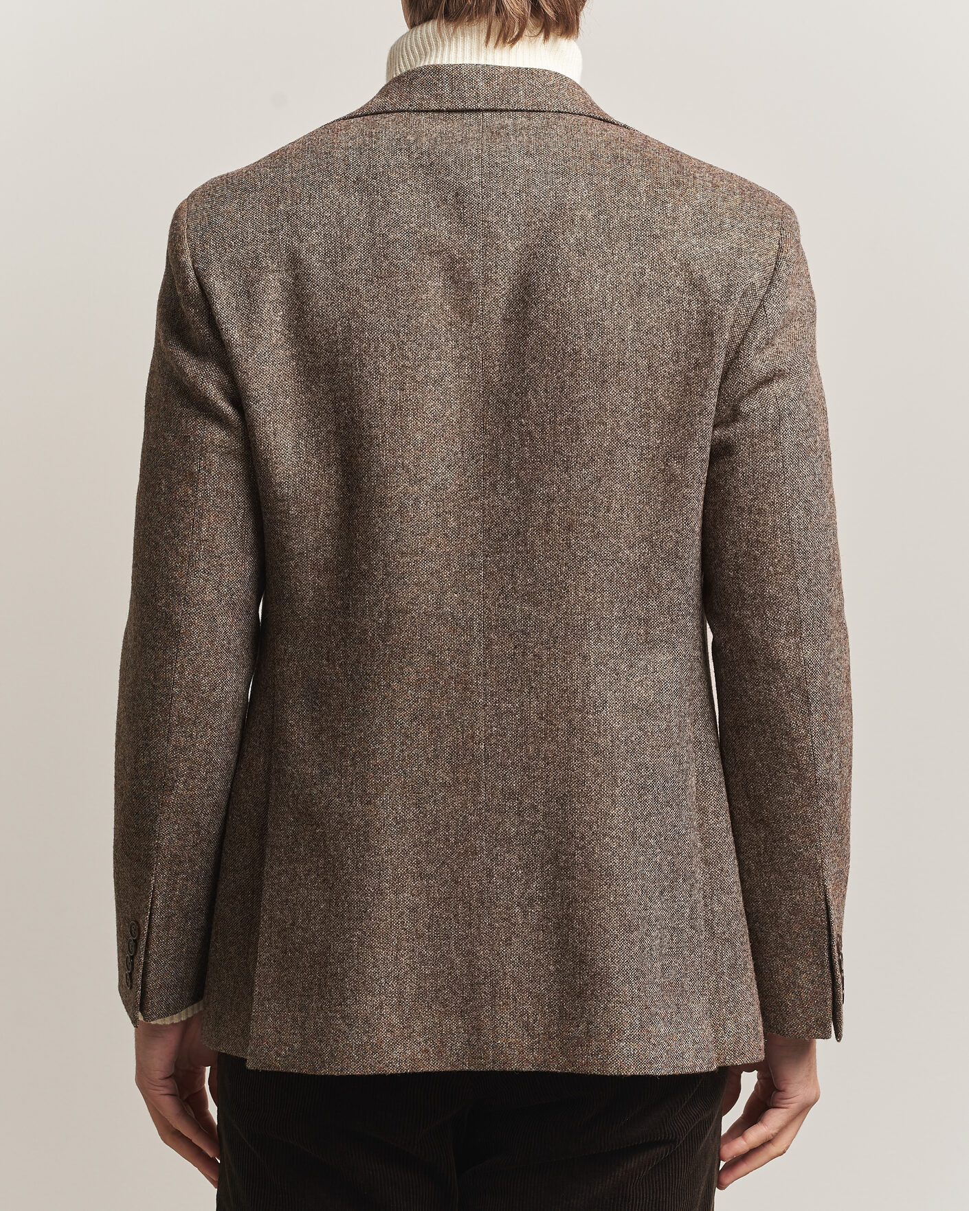 Heren | Blazers | Walker Slater | Edward Shetland Wool Donegal Blazer Tobacco