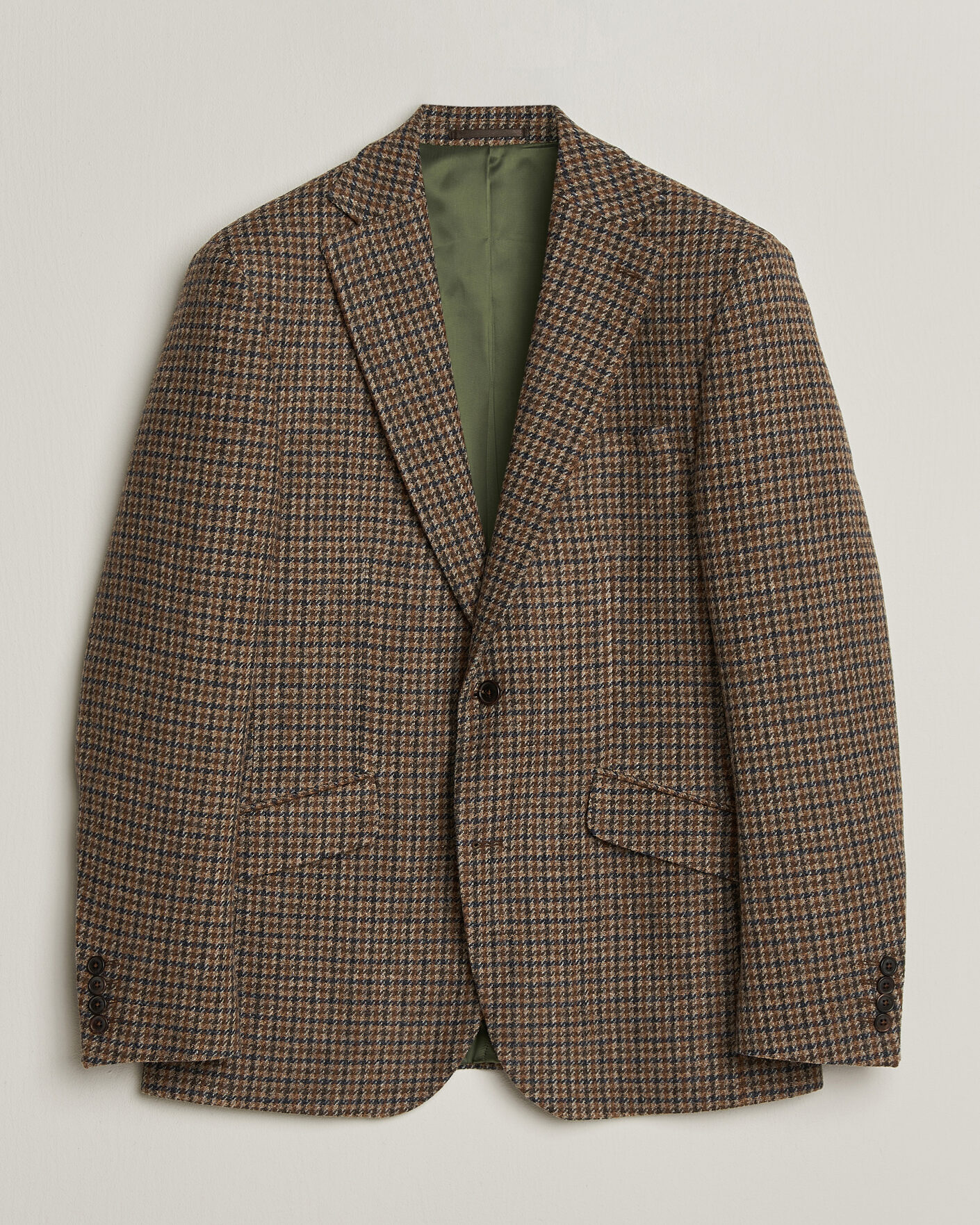 Heren | Blazers | Walker Slater | Edward Lambswool Puppytooth Blazer Sandstone