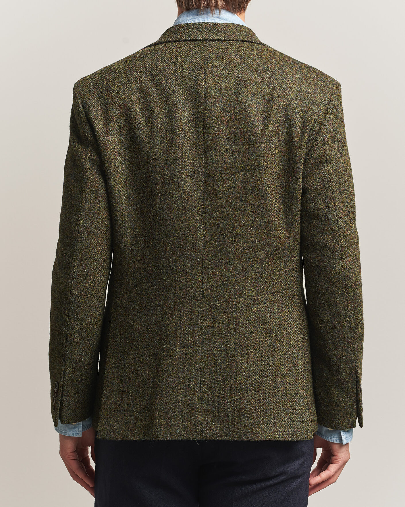 Heren | Blazers | Walker Slater | Edward Harris Tweed Herringbone Blazer Green