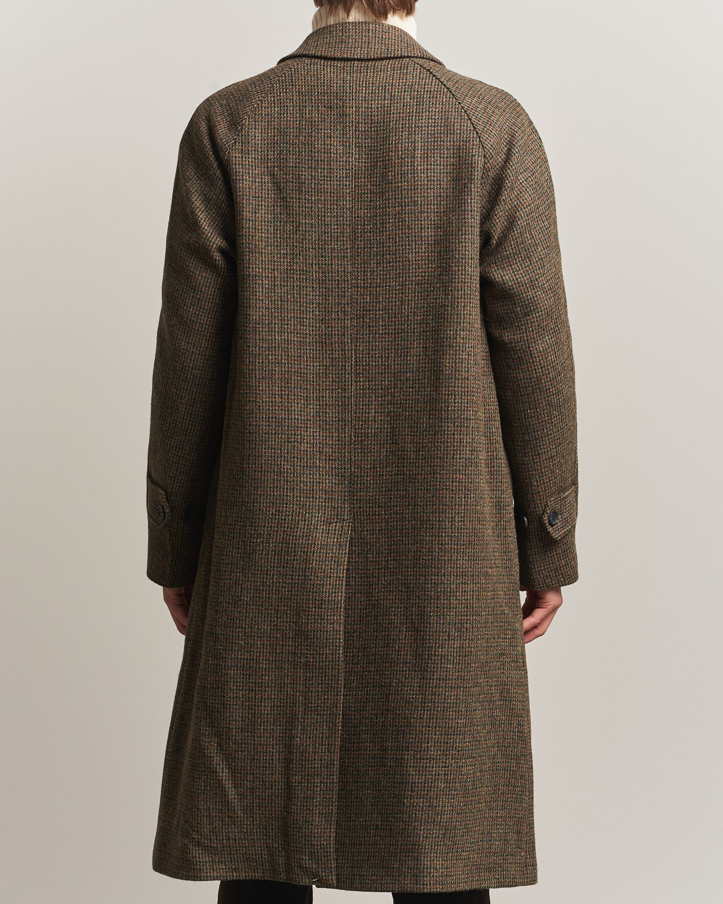 Heren | Jassen | Walker Slater | Sherlock Harris Tweed Microcheck Coat Amber Brown