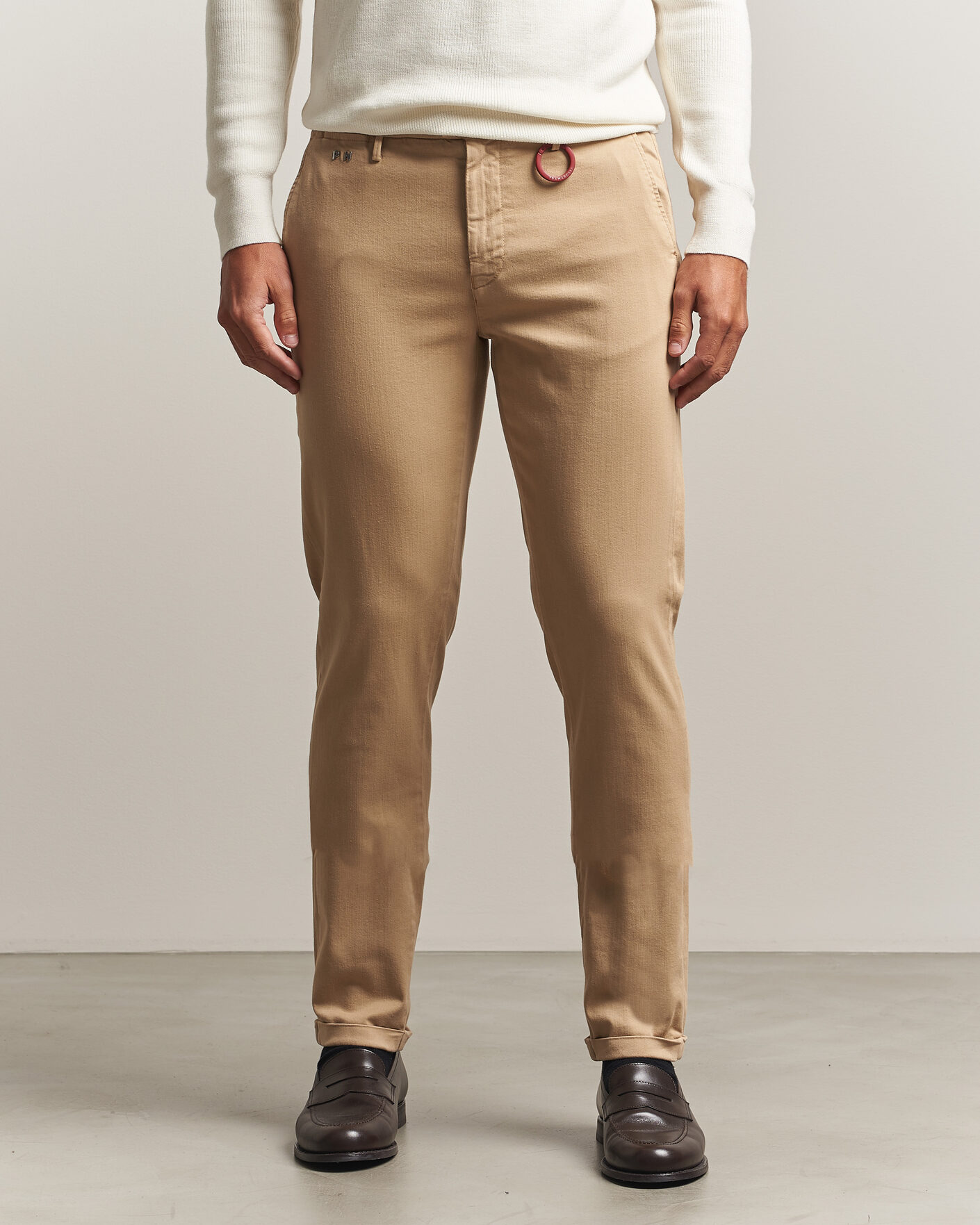 Heren | Broeken | Tramarossa | Luis Superstrech Cotton Chino Beige