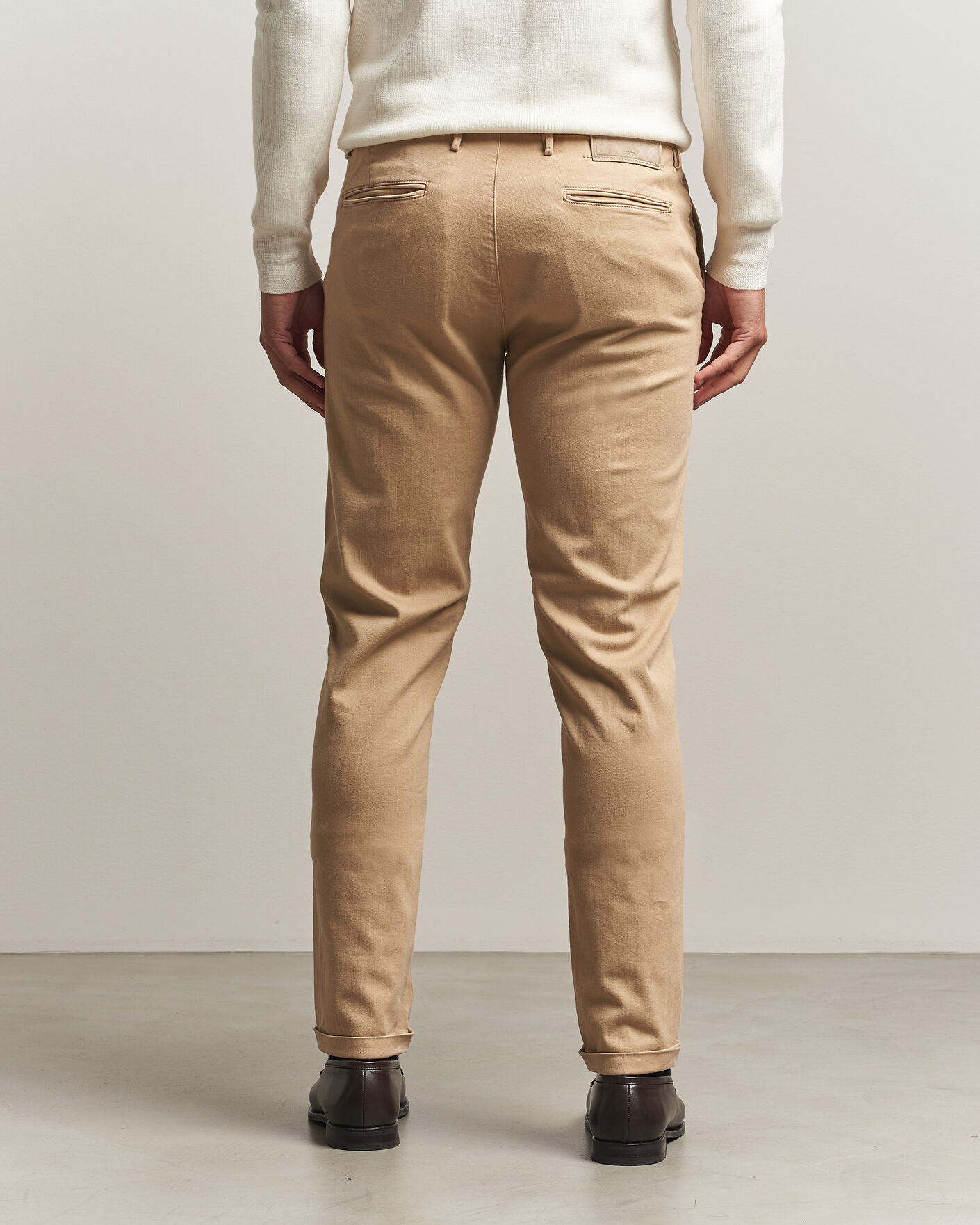 Heren | Broeken | Tramarossa | Luis Superstrech Cotton Chino Beige
