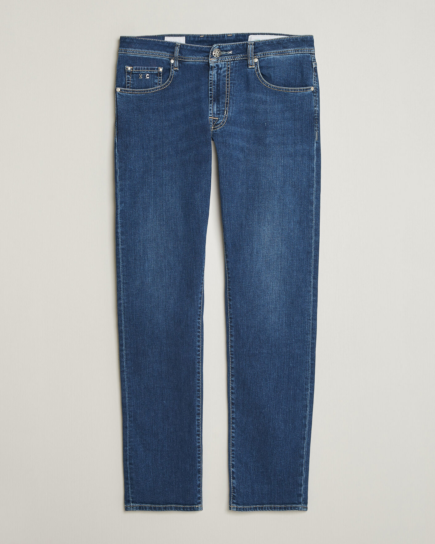 Heren | Jeans | Tramarossa | Michelangelo Stretch Jeans Mid Blue