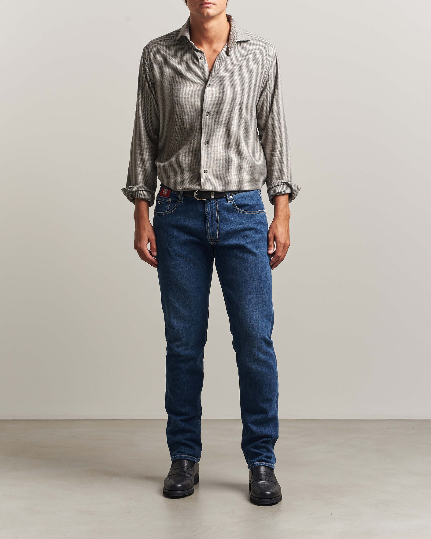 Heren | Jeans | Tramarossa | Michelangelo Stretch Jeans Mid Blue