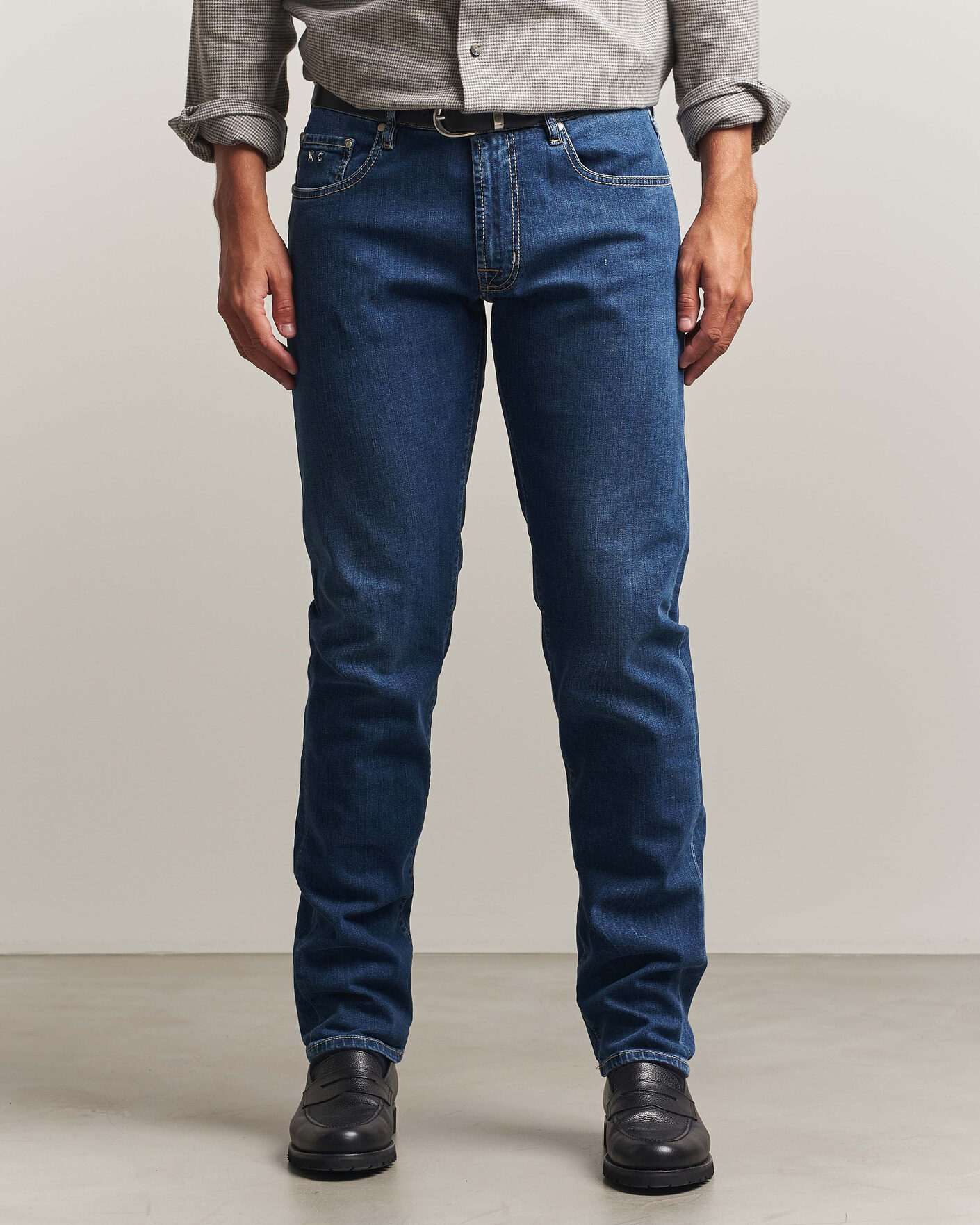 Heren | Jeans | Tramarossa | Michelangelo Stretch Jeans Mid Blue