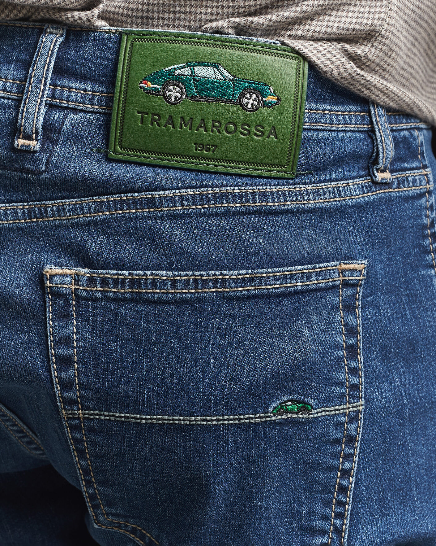 Heren | Jeans | Tramarossa | Michelangelo Stretch Jeans Mid Blue