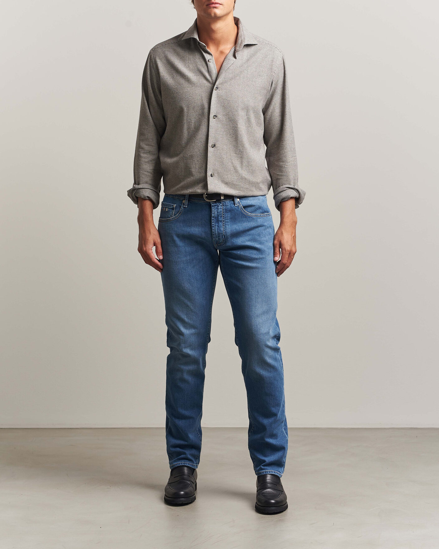 Heren | Jeans | Tramarossa | Michelangelo Stretch Jeans Light Blue
