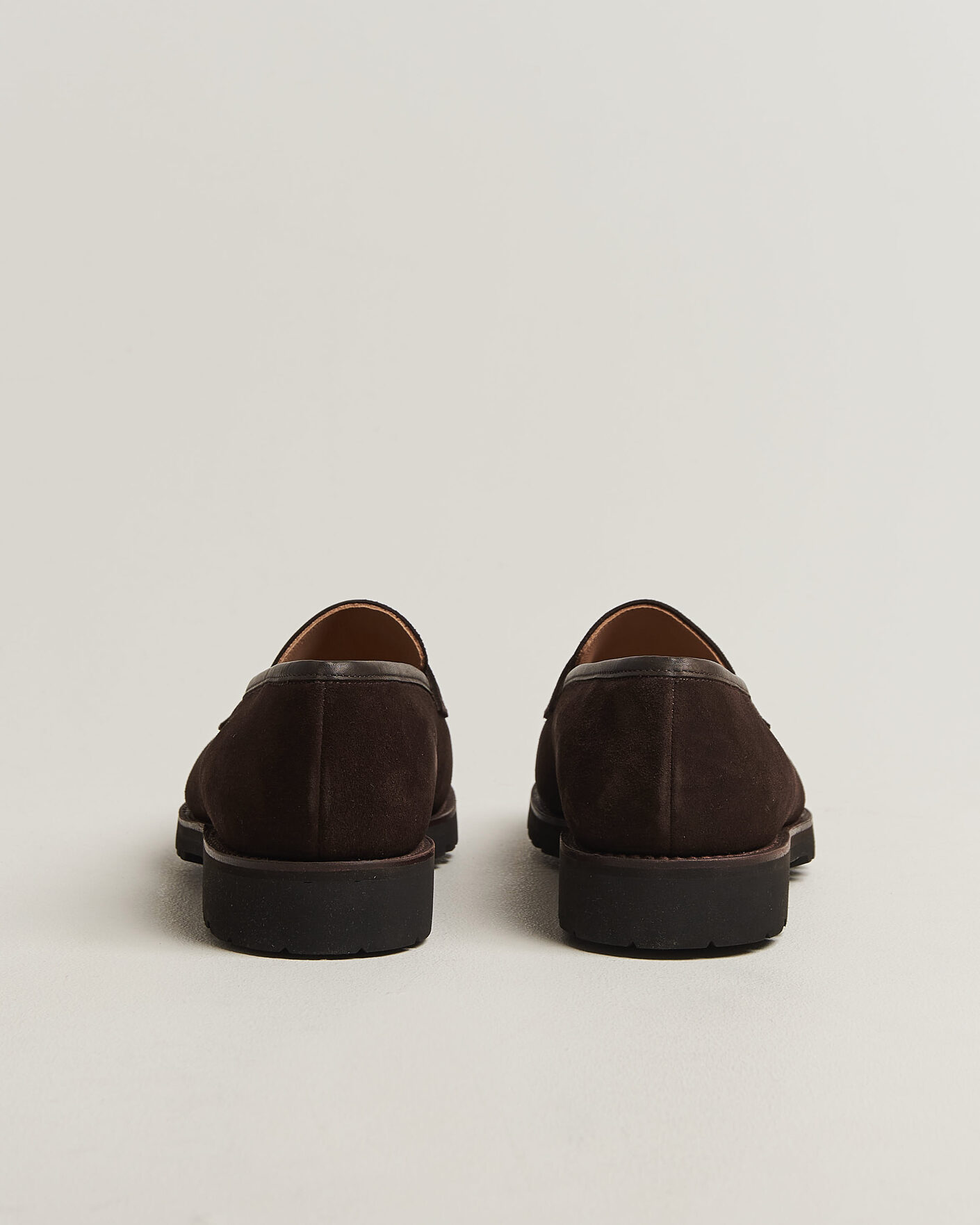 Heren | Instappers | Crockett & Jones | Boston 2 VI-Lite Loafer Dark Oak Suede