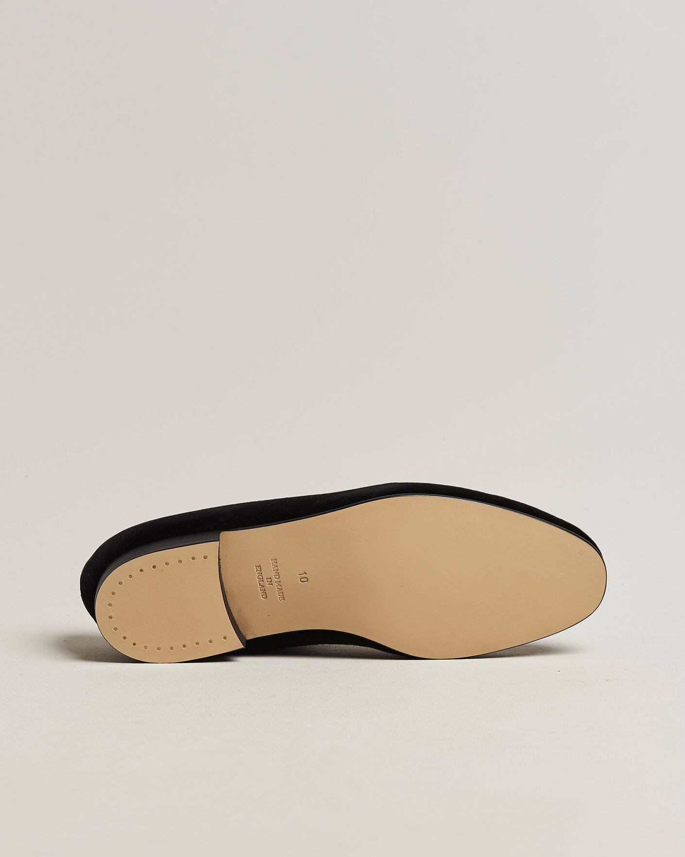 Heren | Instappers | Bowhill & Elliott | Plain Albert Pump Black Velvet