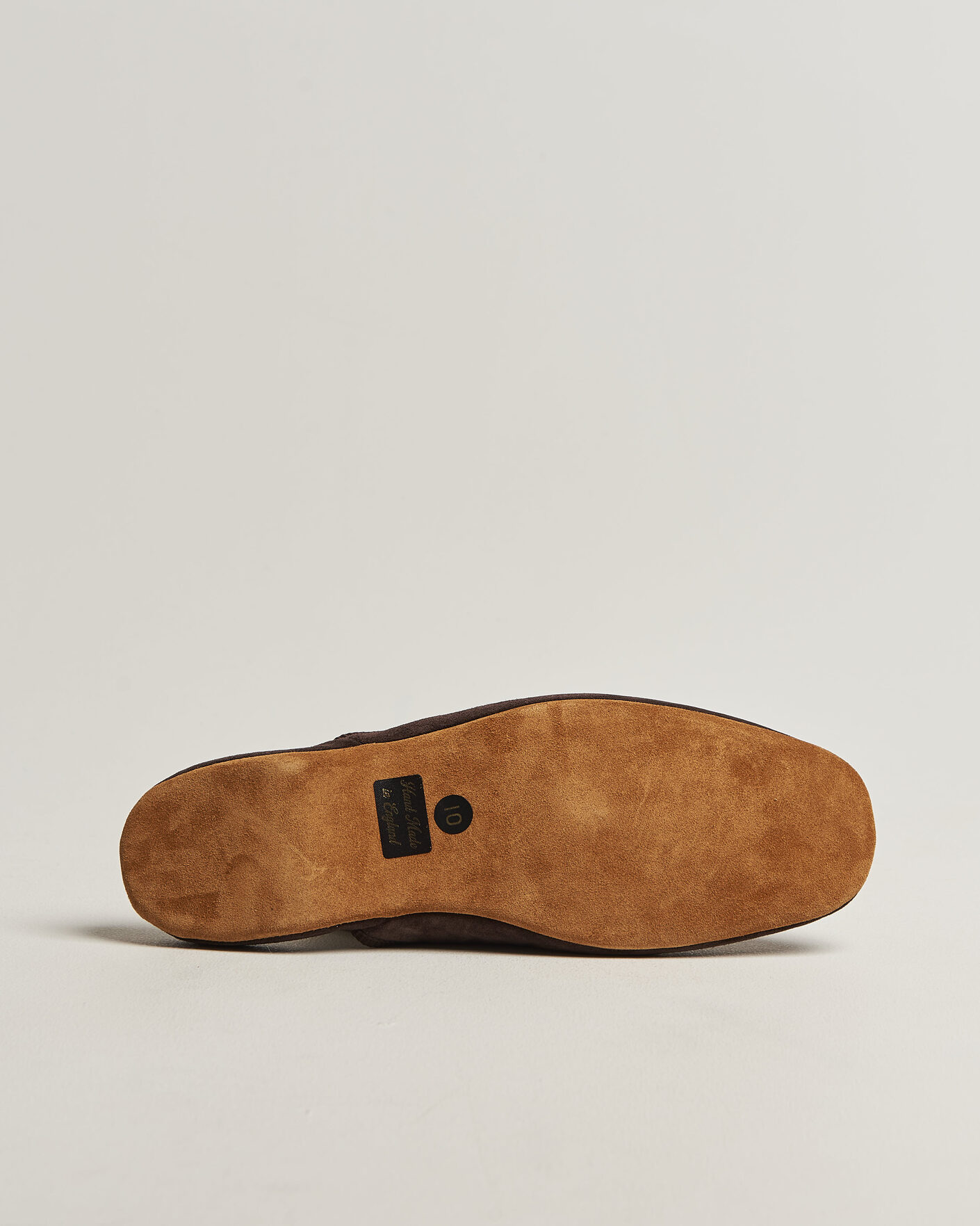 Heren | Sandalen slides | Bowhill & Elliott | Mule Slipper Quilt Lining Chocolate Suede