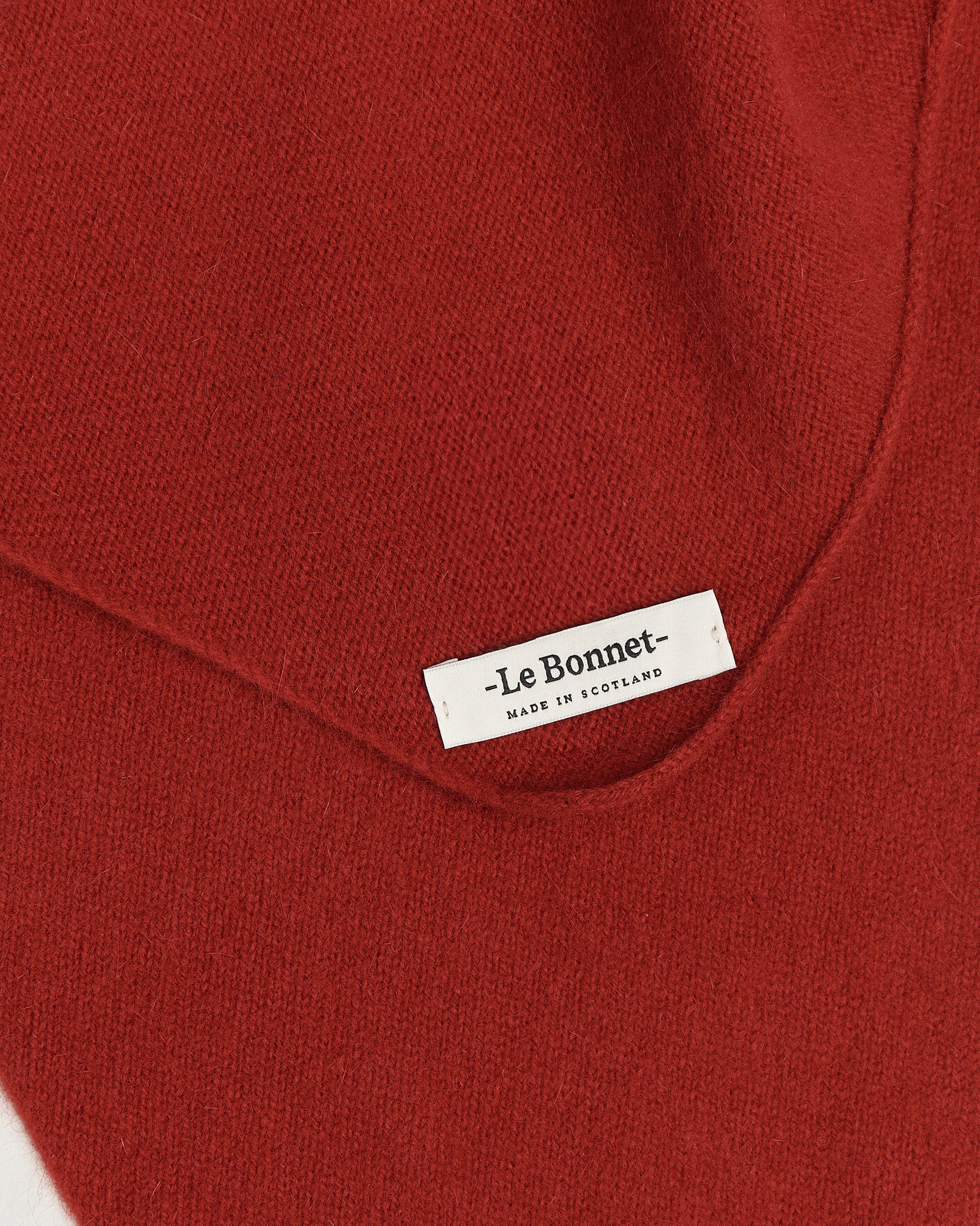 Heren | Sjaals | Le Bonnet | Lambswool/Caregora Bandana Framboise