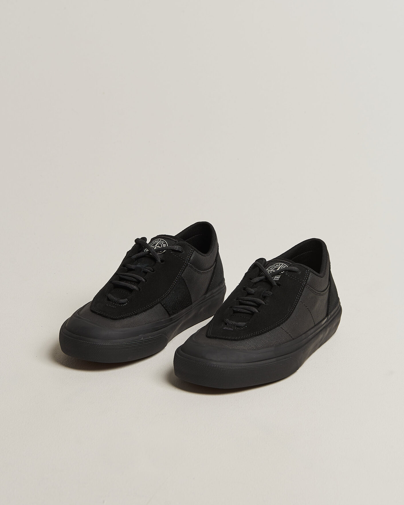 Heren | Sneakers | Stone Island | Low Top Canvas Sneaker Black
