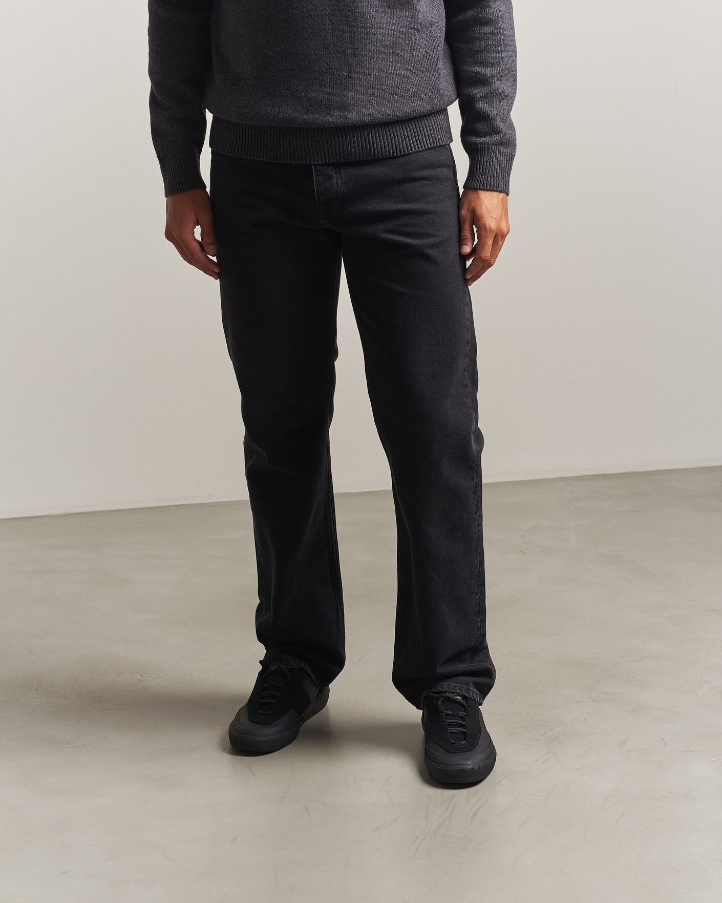 Heren | Sneakers | Stone Island | Low Top Canvas Sneaker Black