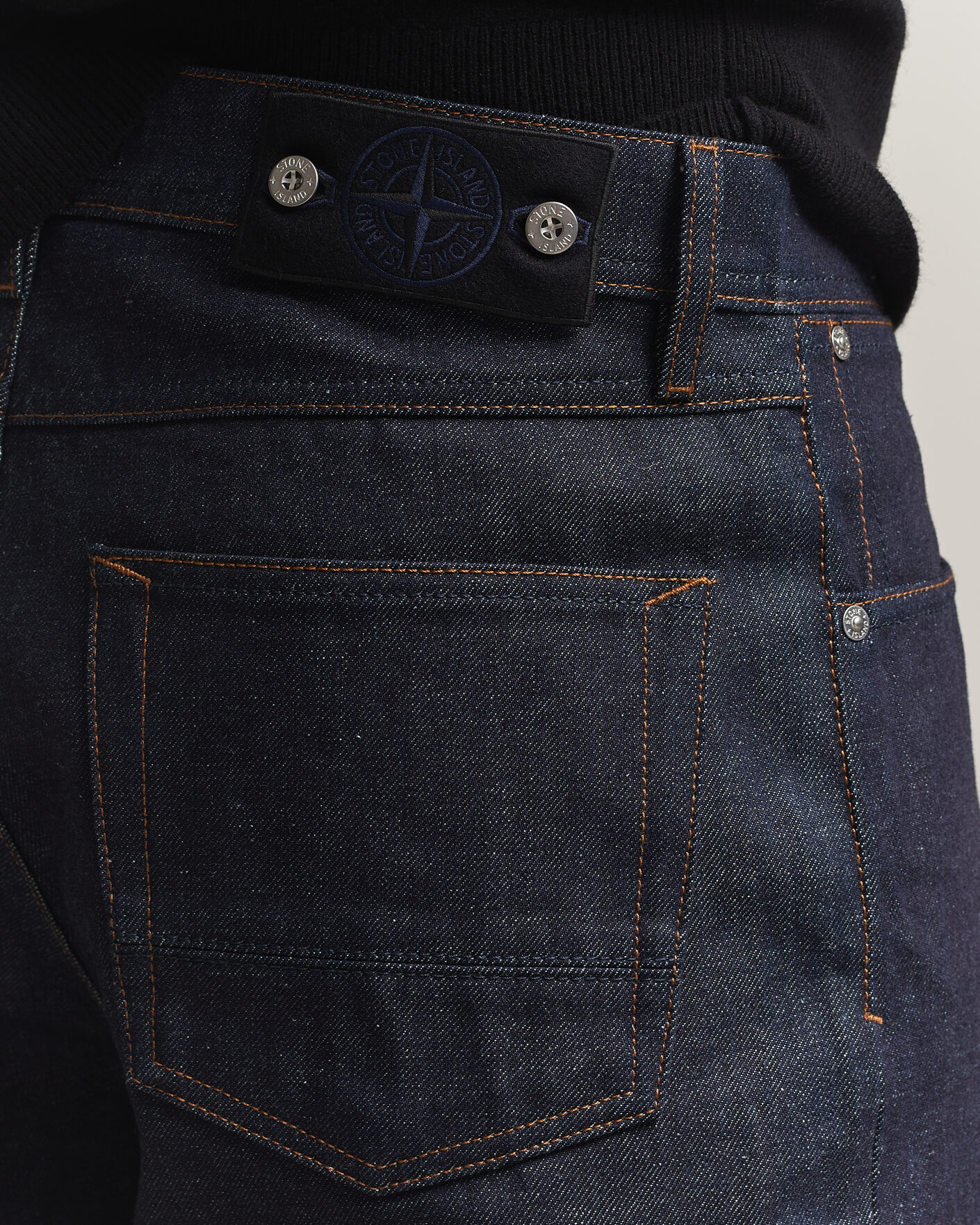 Heren | Broeken | Stone Island | Loose Fit Jeans Blue Raw