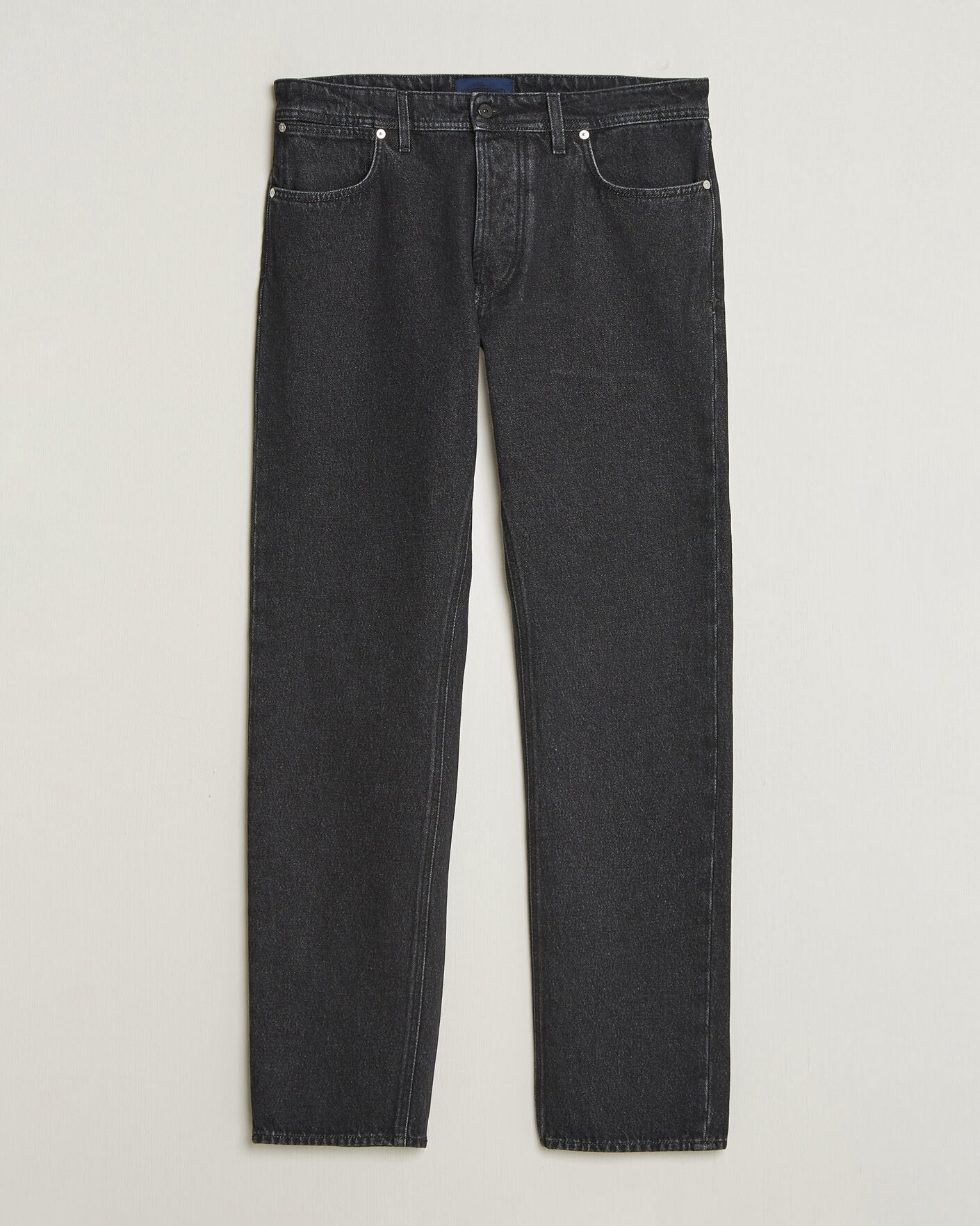 Heren | Jeans | Stone Island | Regular Straight Fit Jeans Black Medium Wash