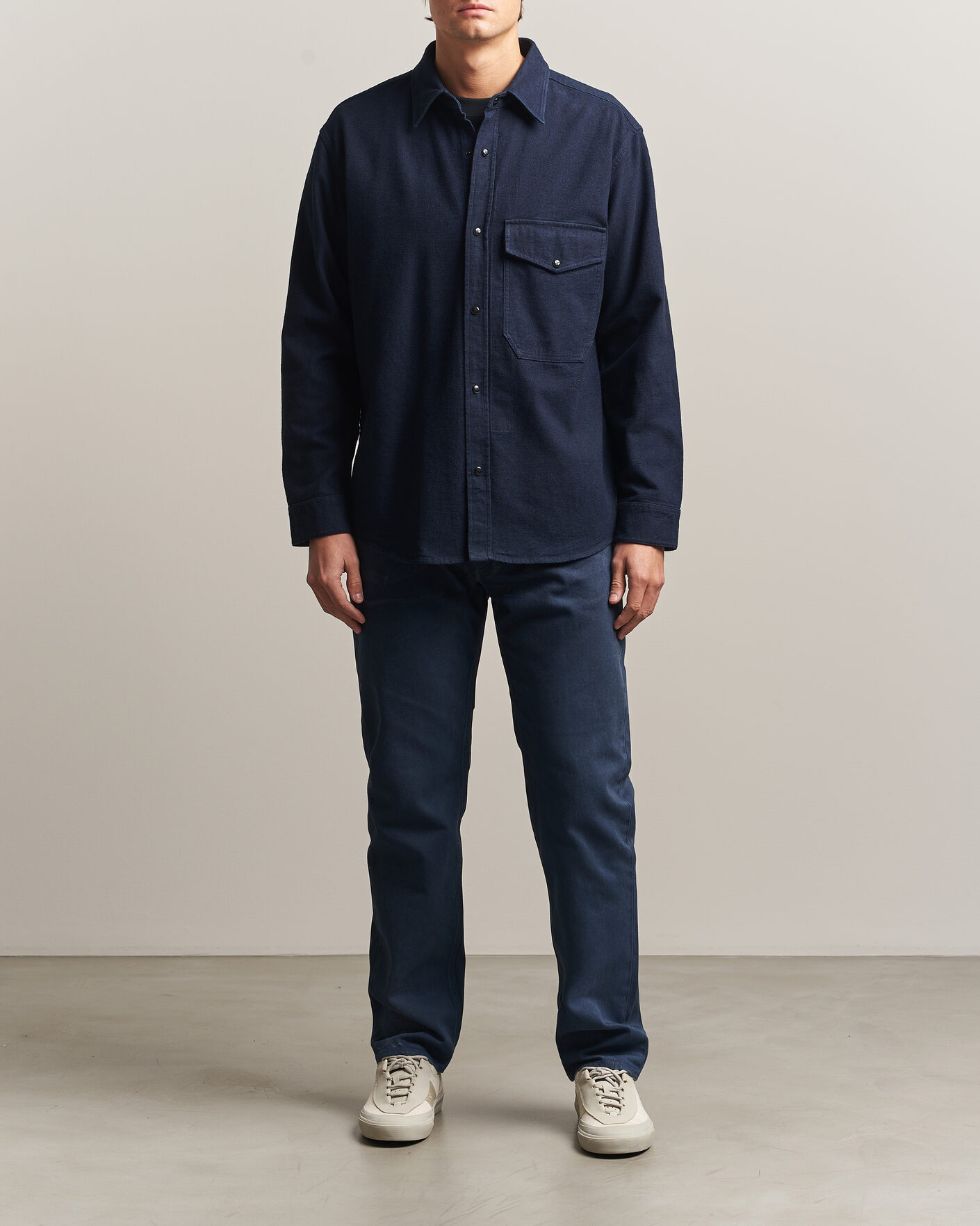 Heren | Jeans | Stone Island | Hand Sprayed Reflective Bull Denim Jeans Slate Blue