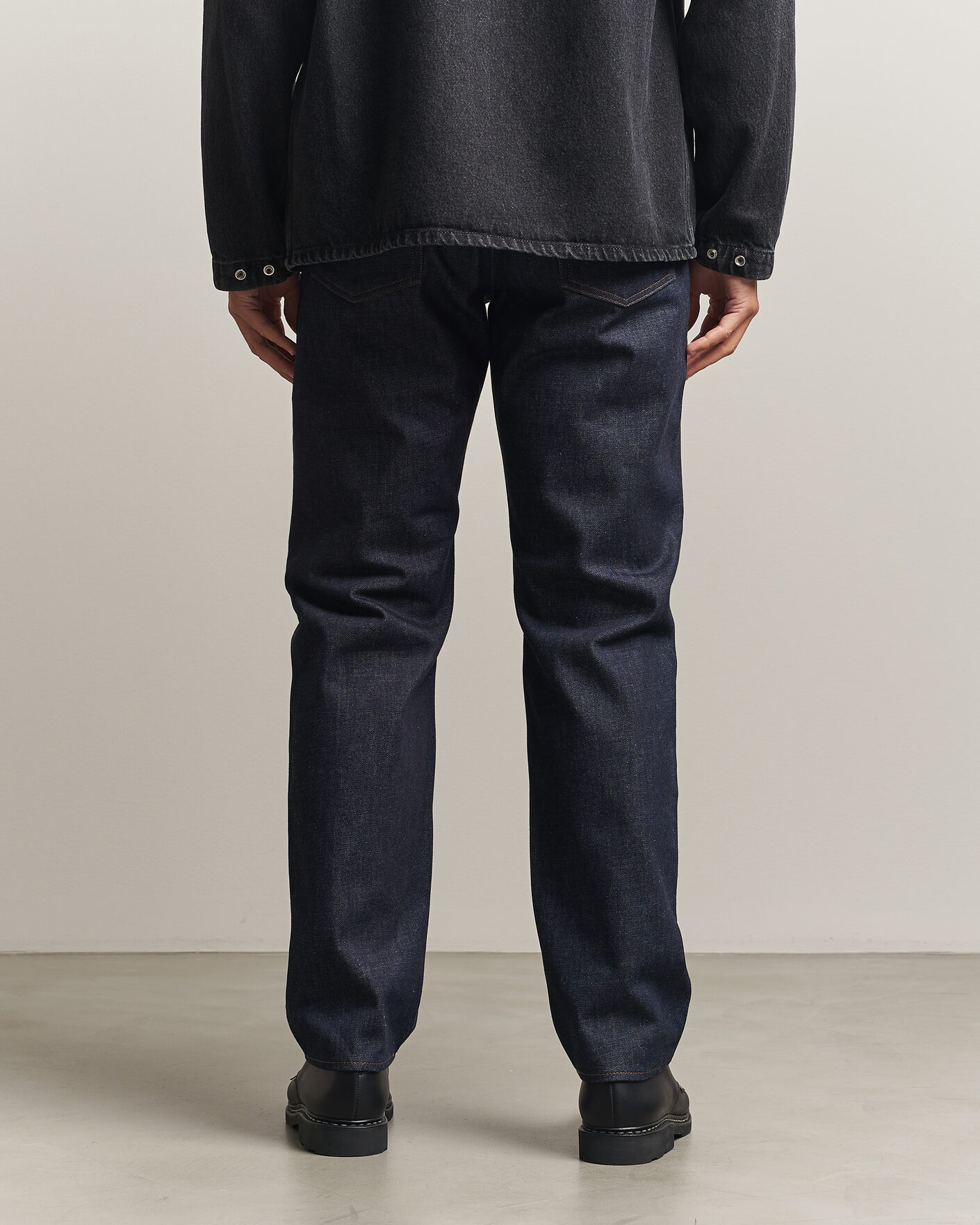 Heren | Jeans | Stone Island | Regular Straight Fit Indigo Jeans Blue Raw