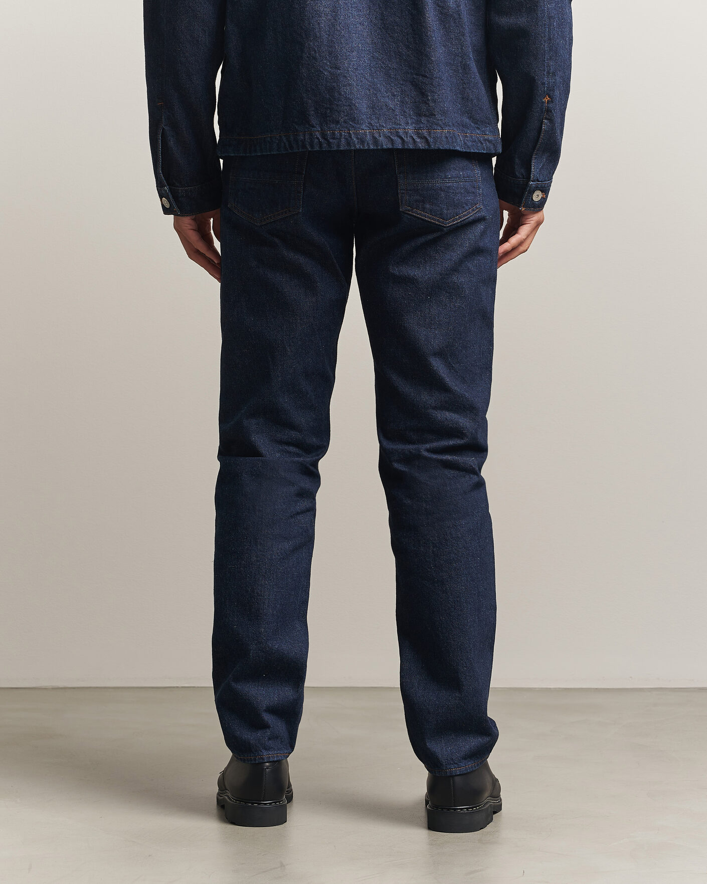 Heren | Jeans | Stone Island | Regular Straight Fit Indigo Jeans Blue Rinse