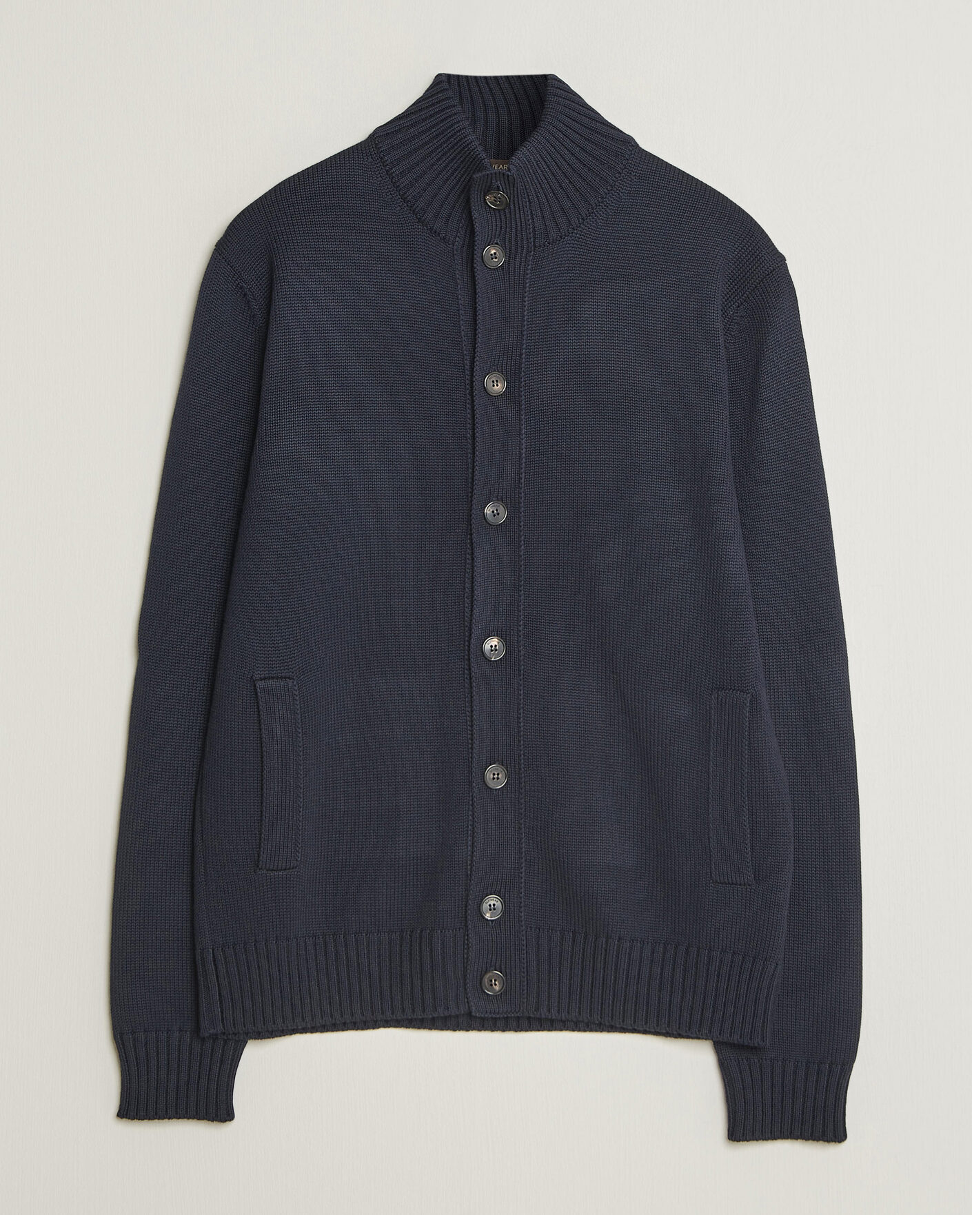 Heren | Truien | Zanone | Virgin Merino Wool Chioto Navy