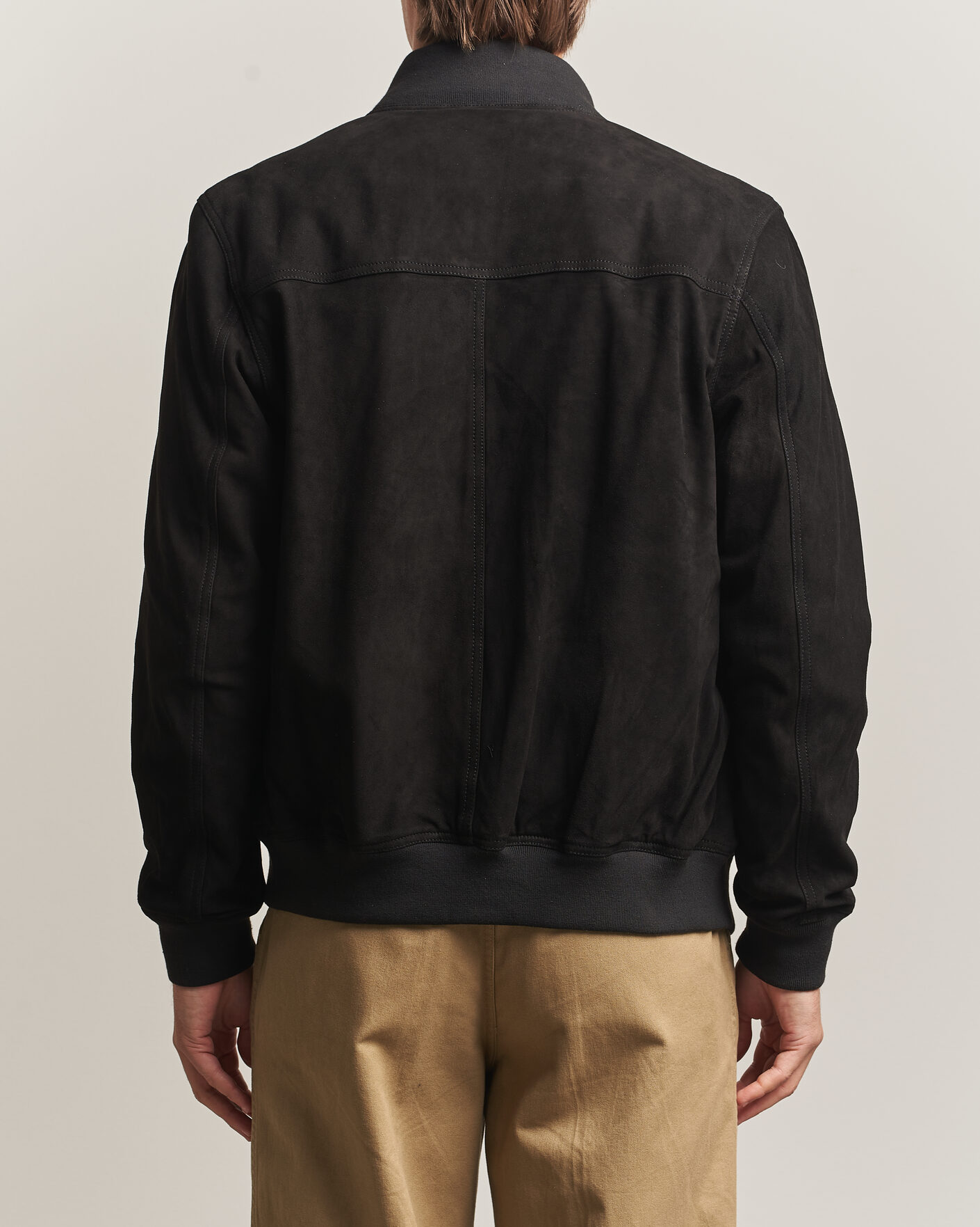 Heren | Jassen | Baracuta | Suede Blouson Jacket Black