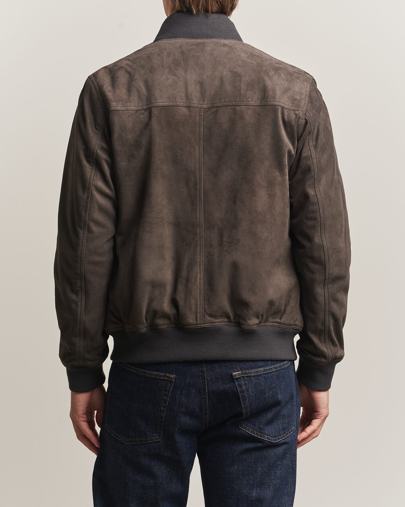 Heren | Jassen | Baracuta | Suede Blouson Jacket December Sky