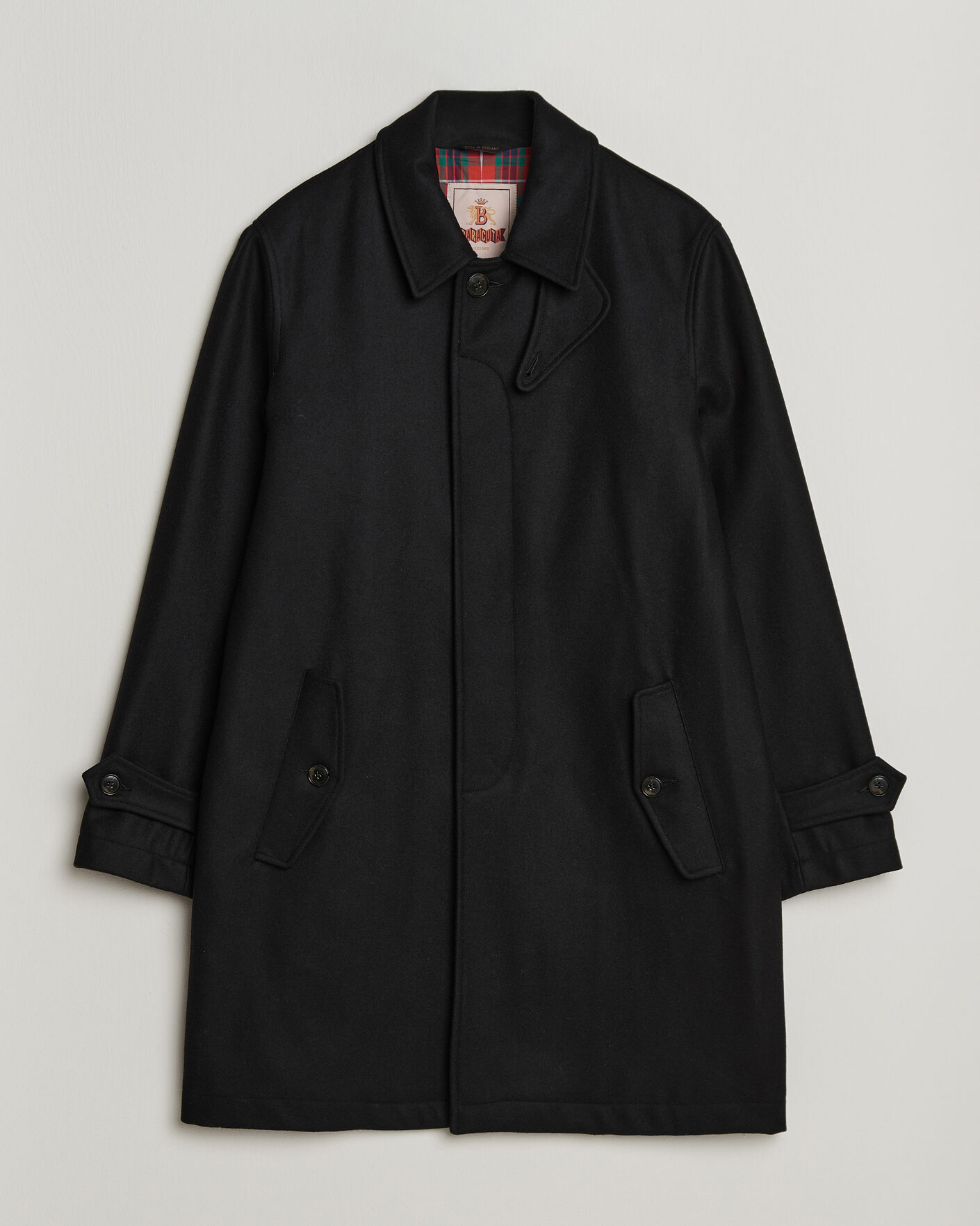 Heren | Jassen | Baracuta | G10 Melton Wool Coat Black