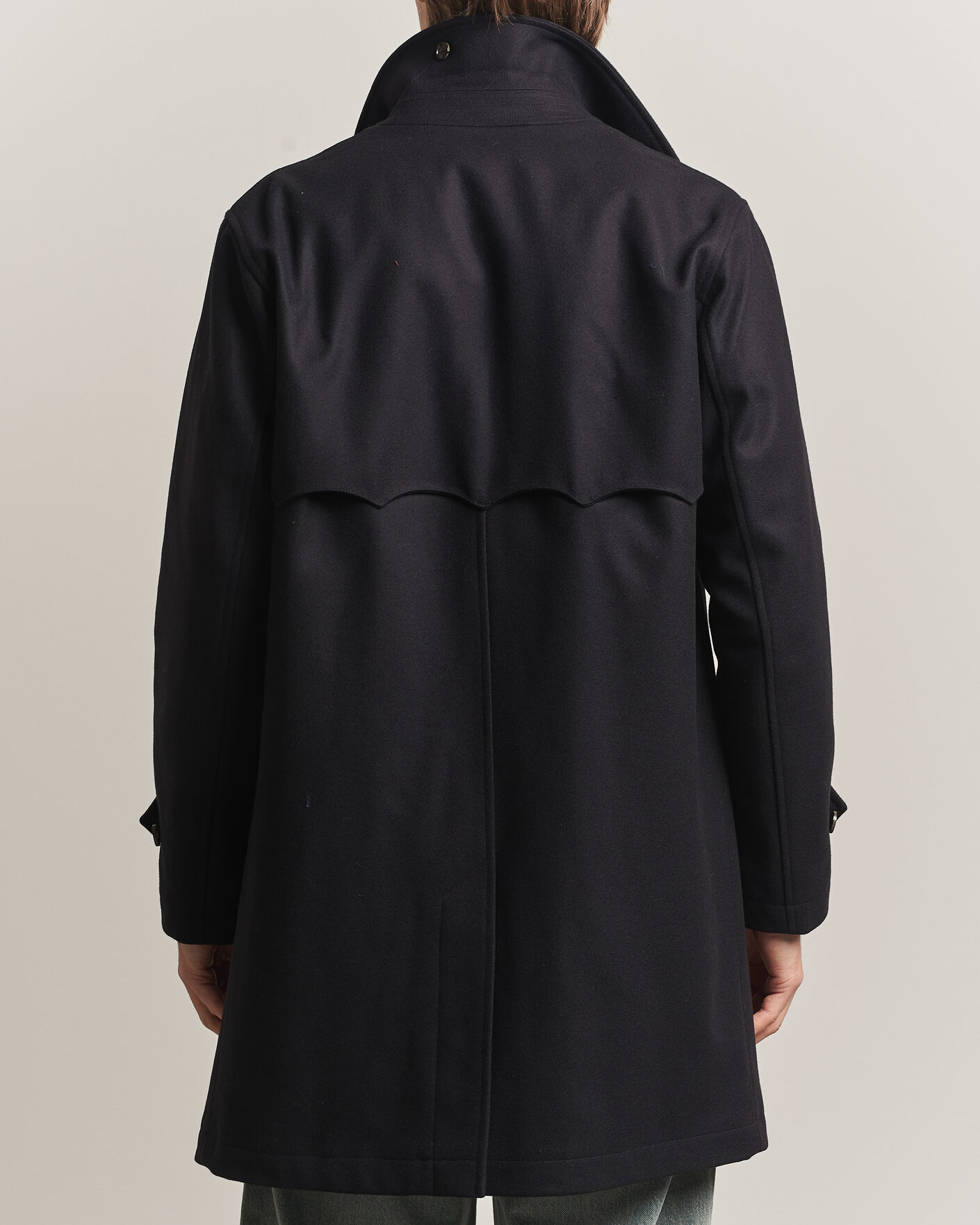 Heren | Jassen | Baracuta | G10 Melton Wool Coat Black