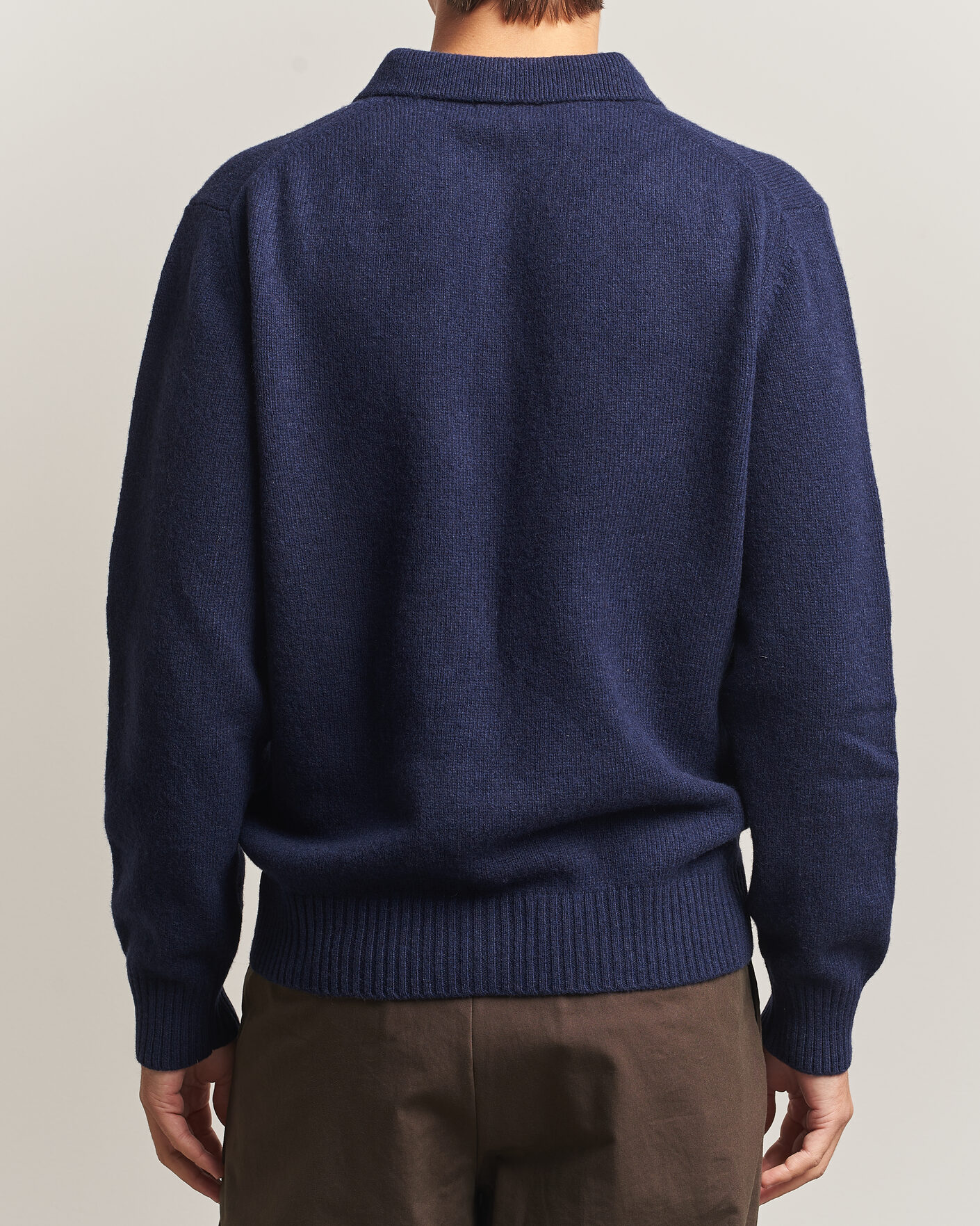 Heren | Truien | Baracuta | Shetland Polo Navy
