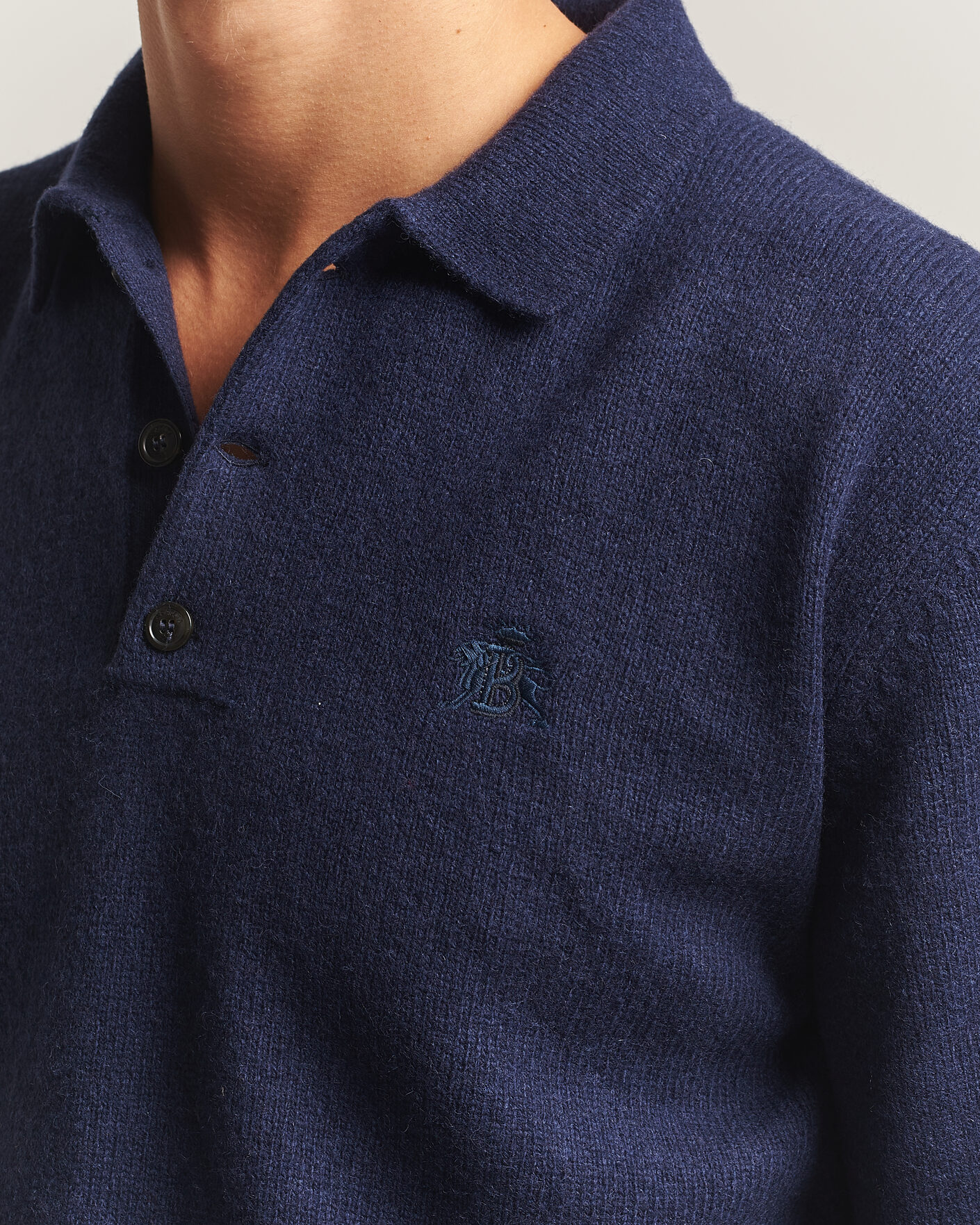 Heren | Truien | Baracuta | Shetland Polo Navy
