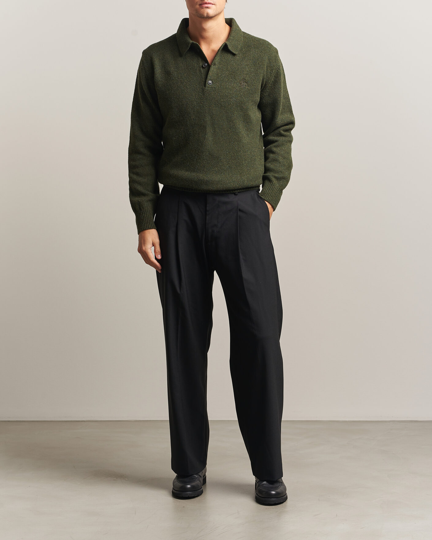 Heren | Truien | Baracuta | Shetland Polo Beech