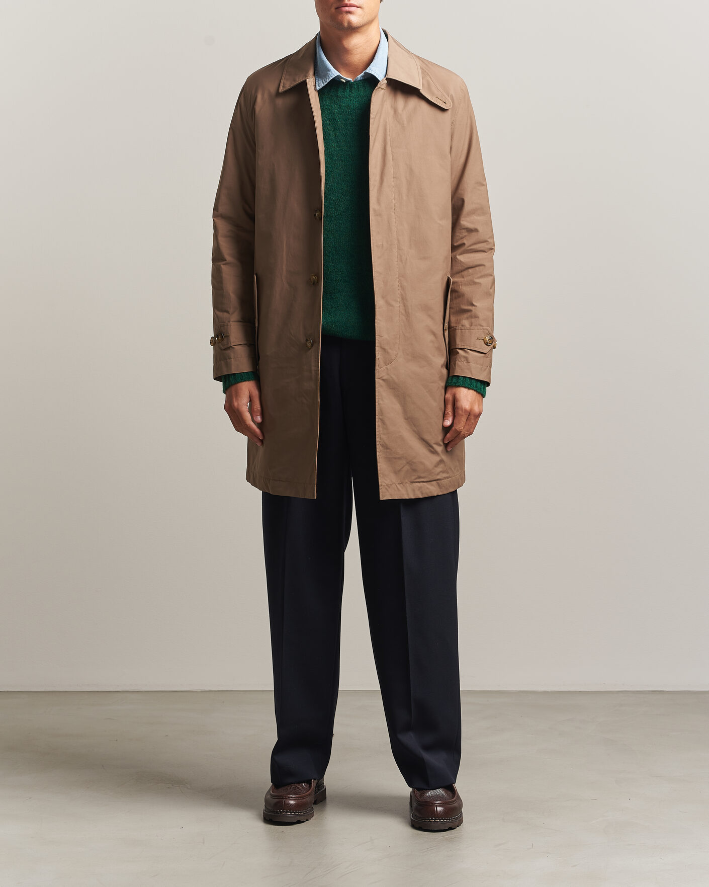 Heren | Jassen | Baracuta | G10 Detachable Cloth Coat Tan