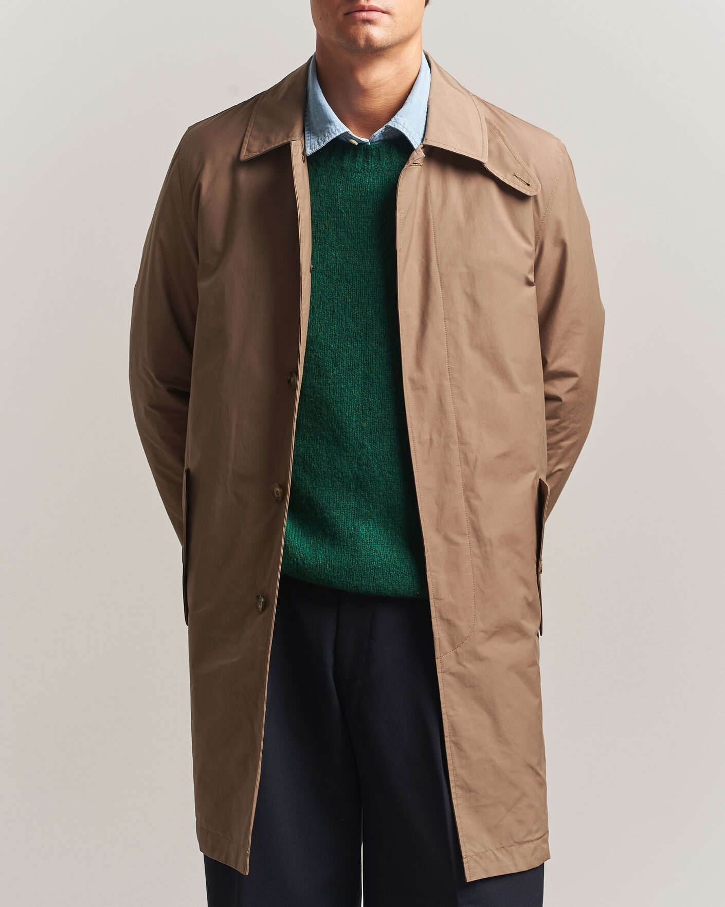 Heren | Jassen | Baracuta | G10 Detachable Cloth Coat Tan