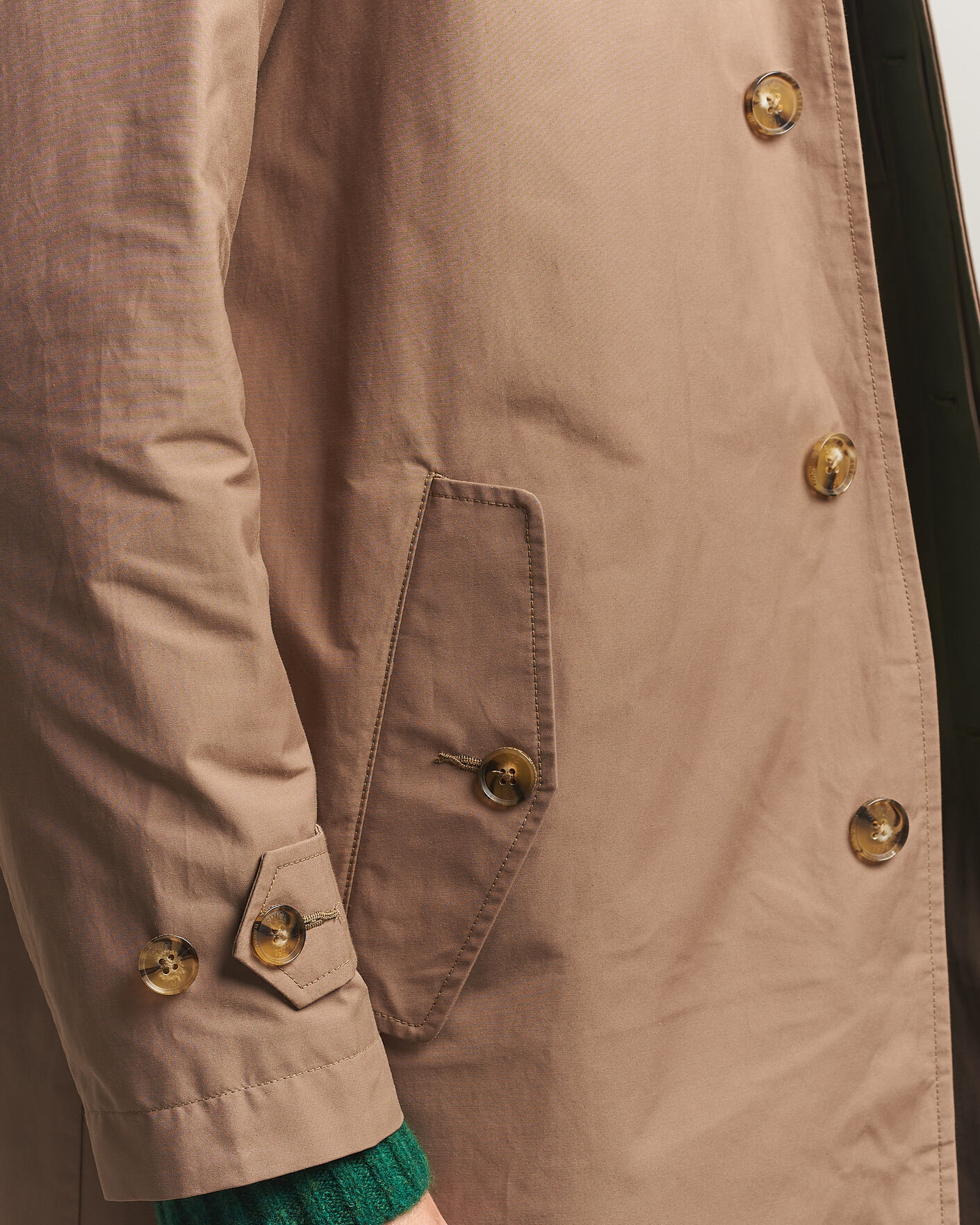 Heren | Jassen | Baracuta | G10 Detachable Cloth Coat Tan