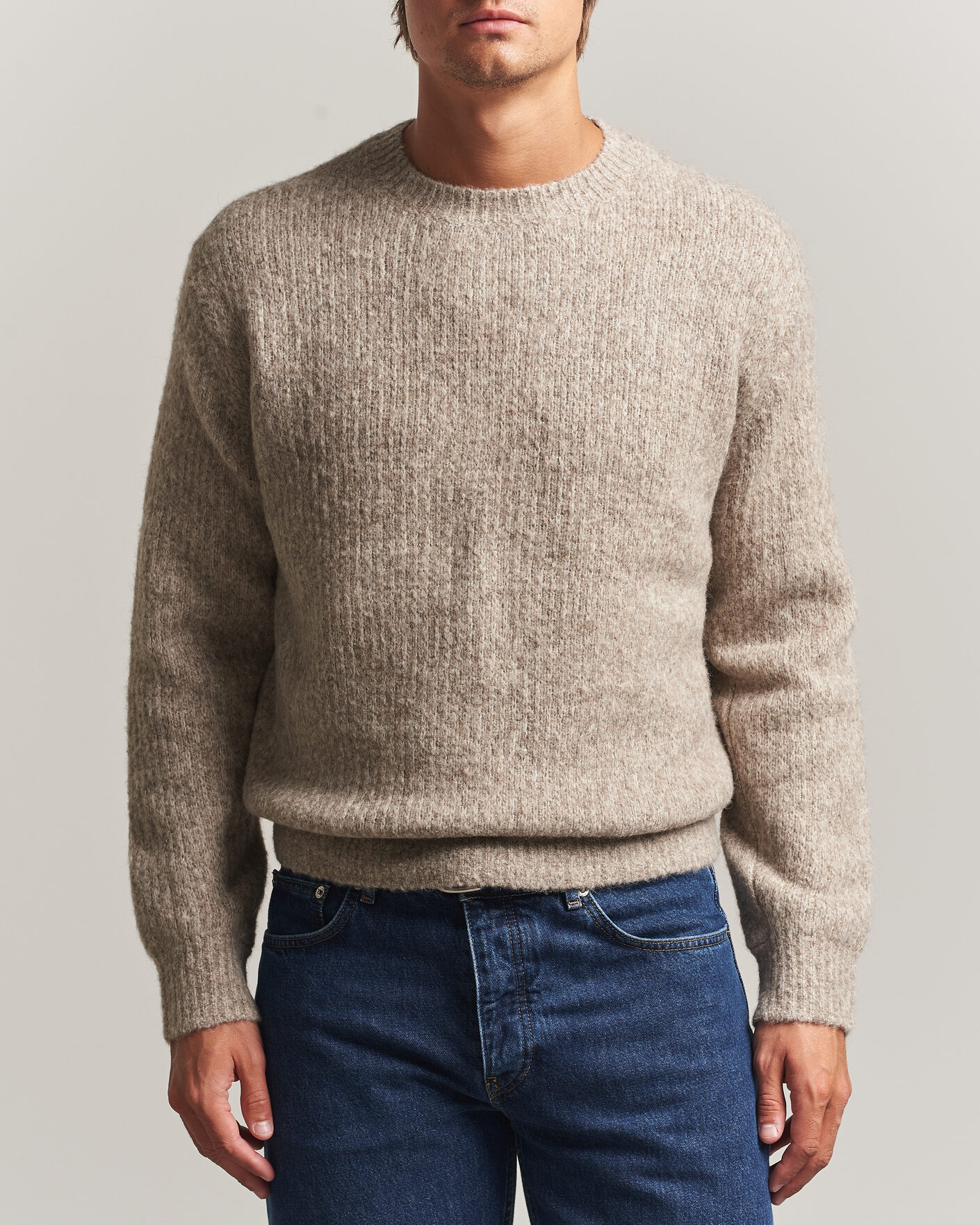 Heren | Truien | Sunflower | Yak Sweater Dark Oat