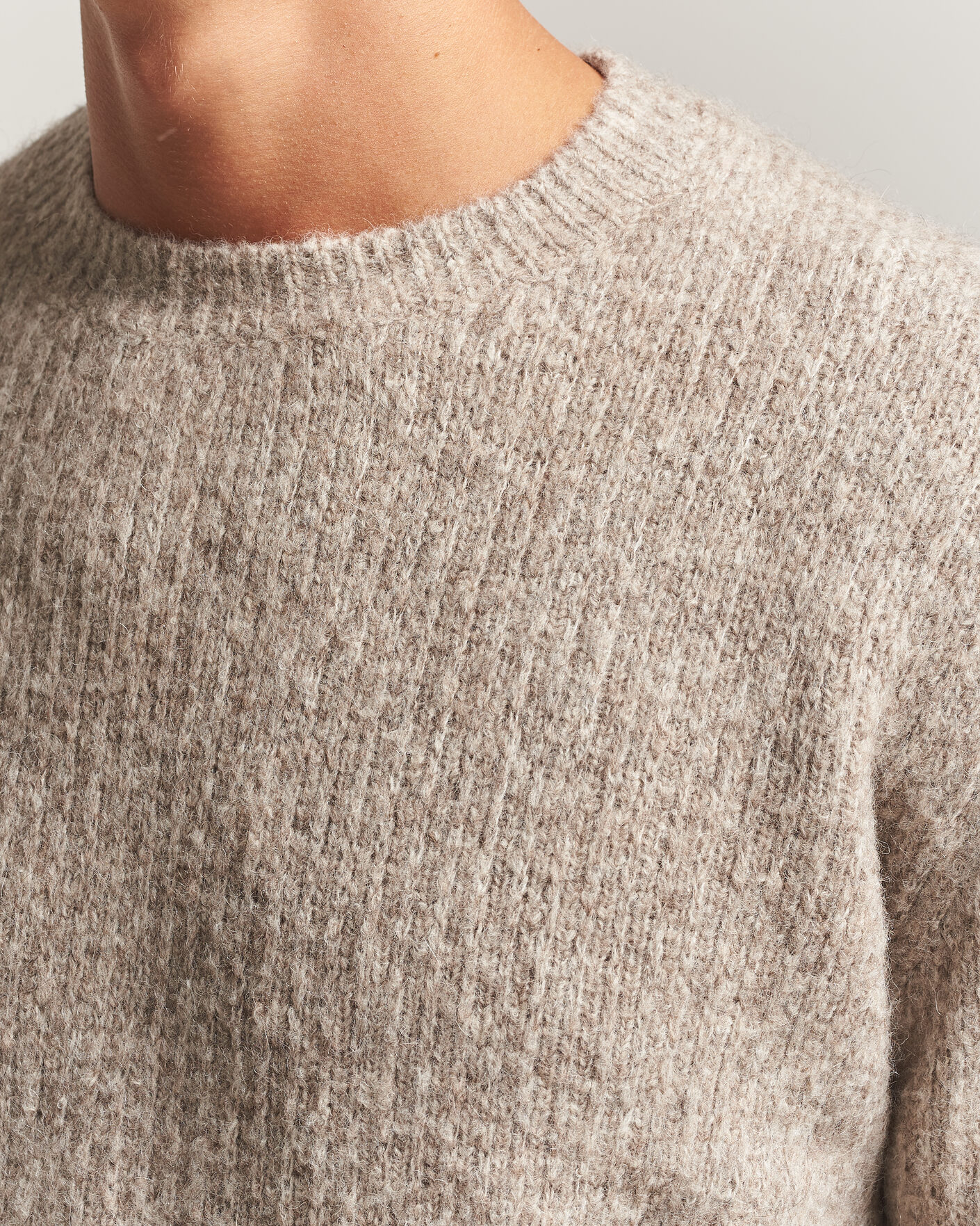 Heren | Truien | Sunflower | Yak Sweater Dark Oat