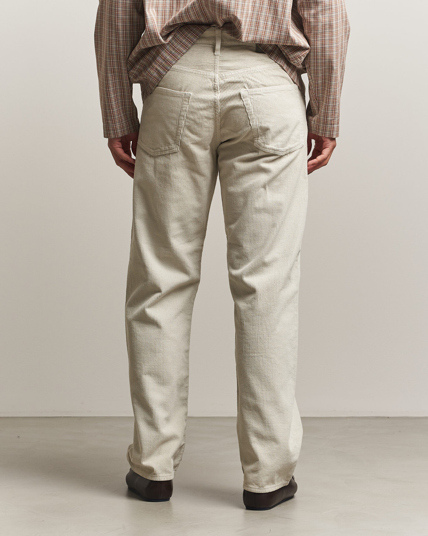 Heren | Jeans | Sunflower | Loose Corduroy Pants Ivory