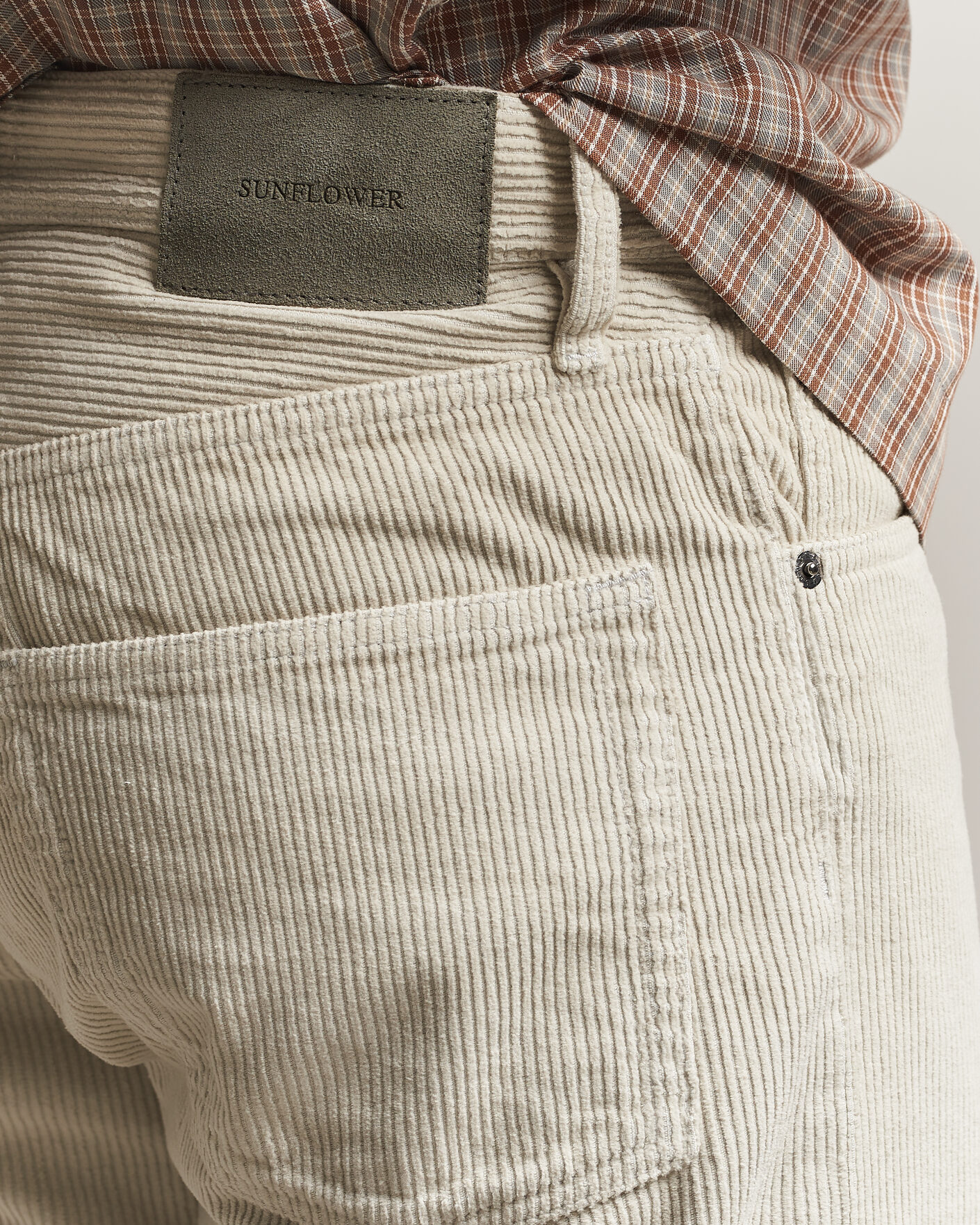 Heren | Jeans | Sunflower | Loose Corduroy Pants Ivory