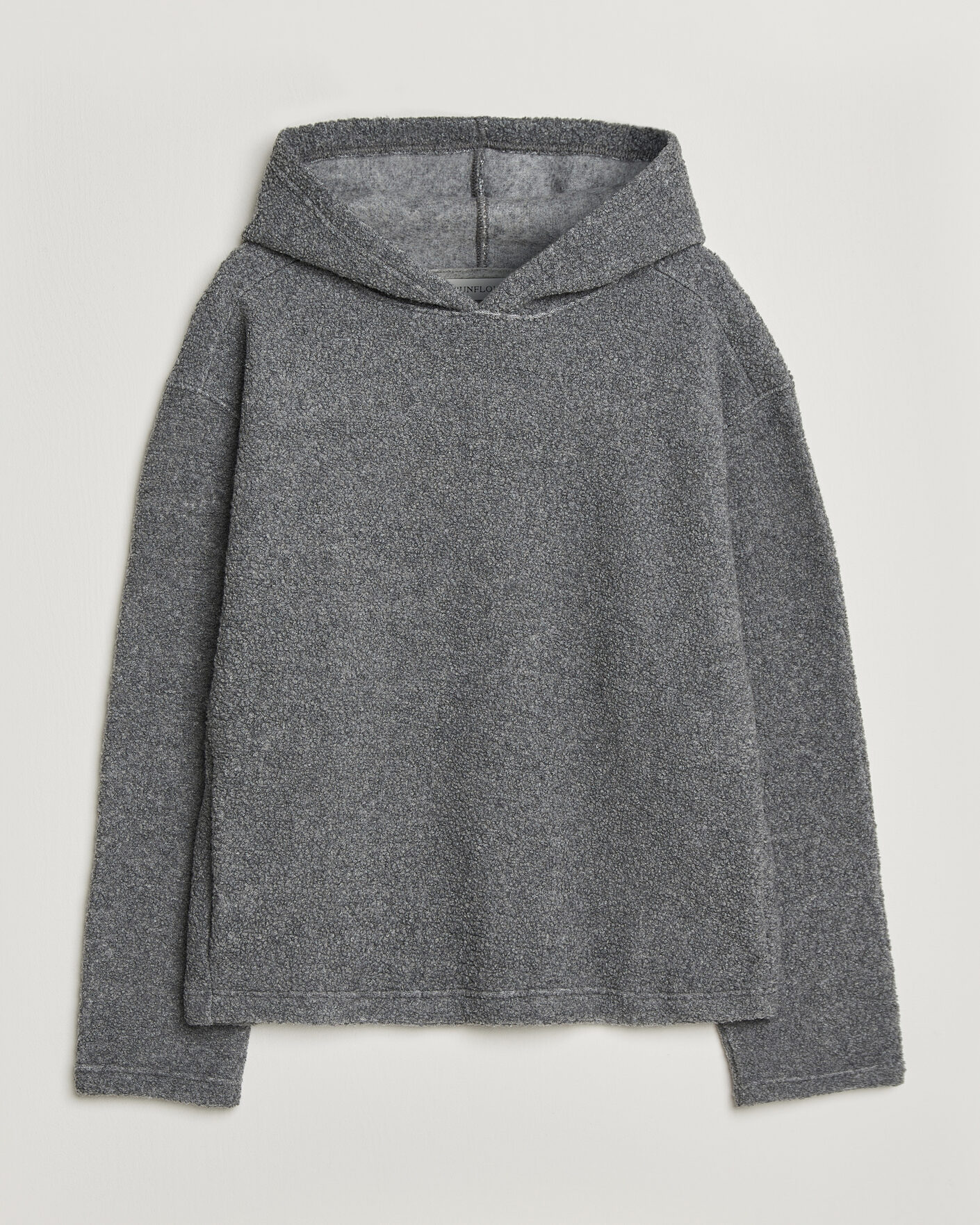 Heren | Truien | Sunflower | Wool Hoodie Grey Melange